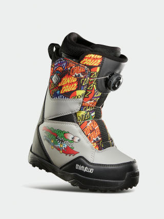 ThirtyTwo Youth Lashed Boa Santa Cruz JR Snowboard boots (grey/black)