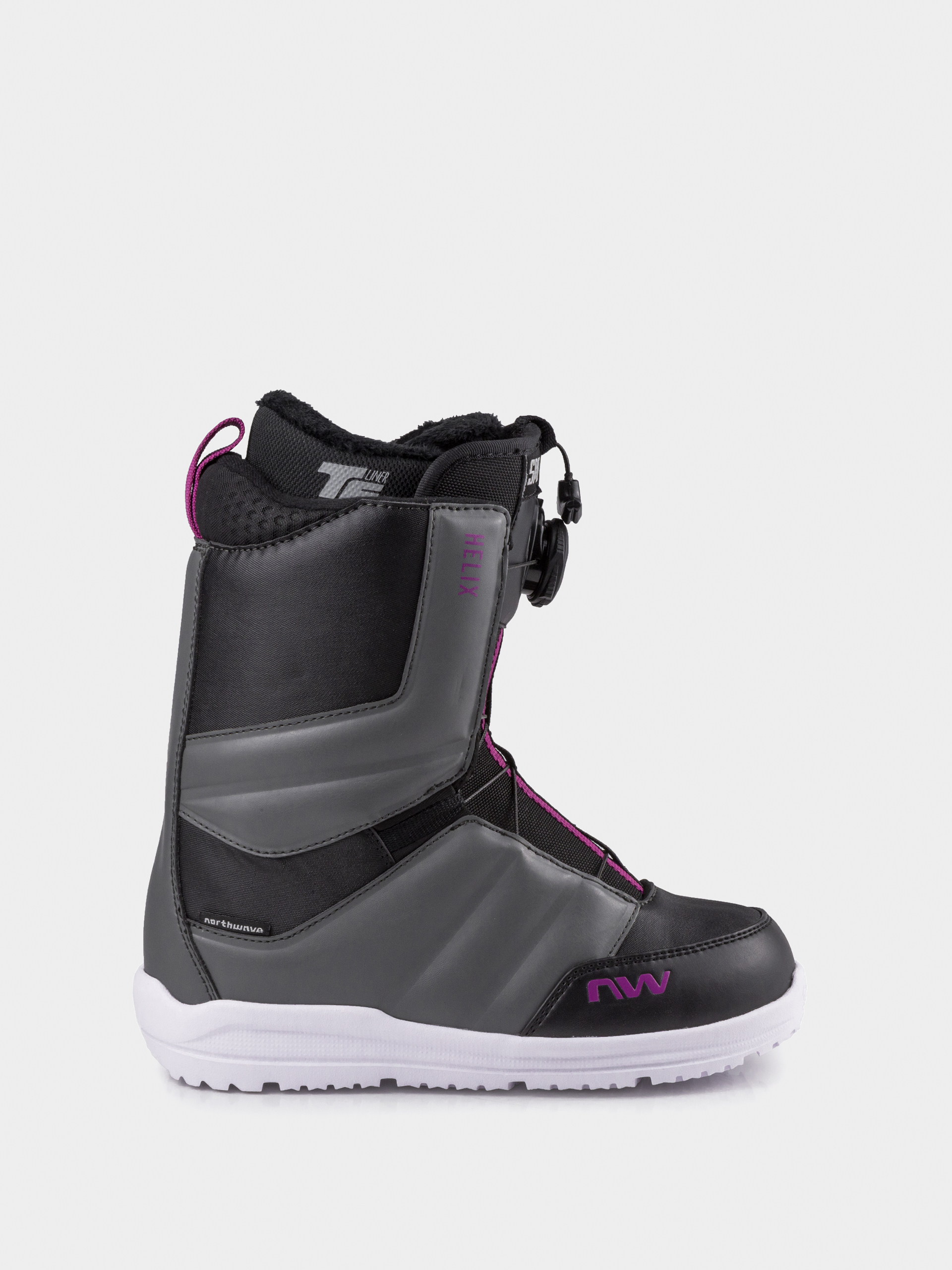 Womens Northwave Helix Spin Snowboard boots (black/dark grey)