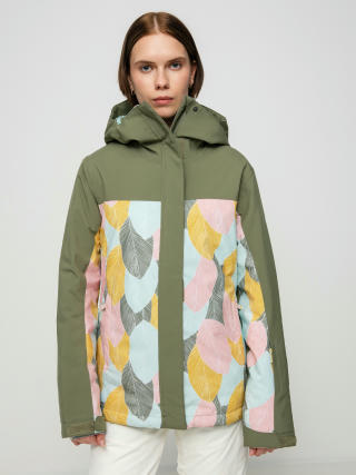 Roxy Galaxy Print Block Snowboard jacket Wmn (deep lichen green la palmeraie)