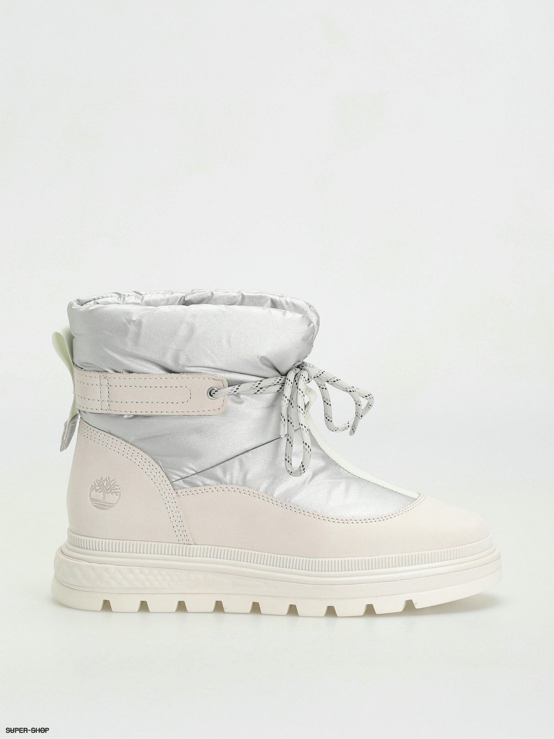 Timberland Ray City Puffer Bt Wp Shoes Wmn beige silver white nubuck