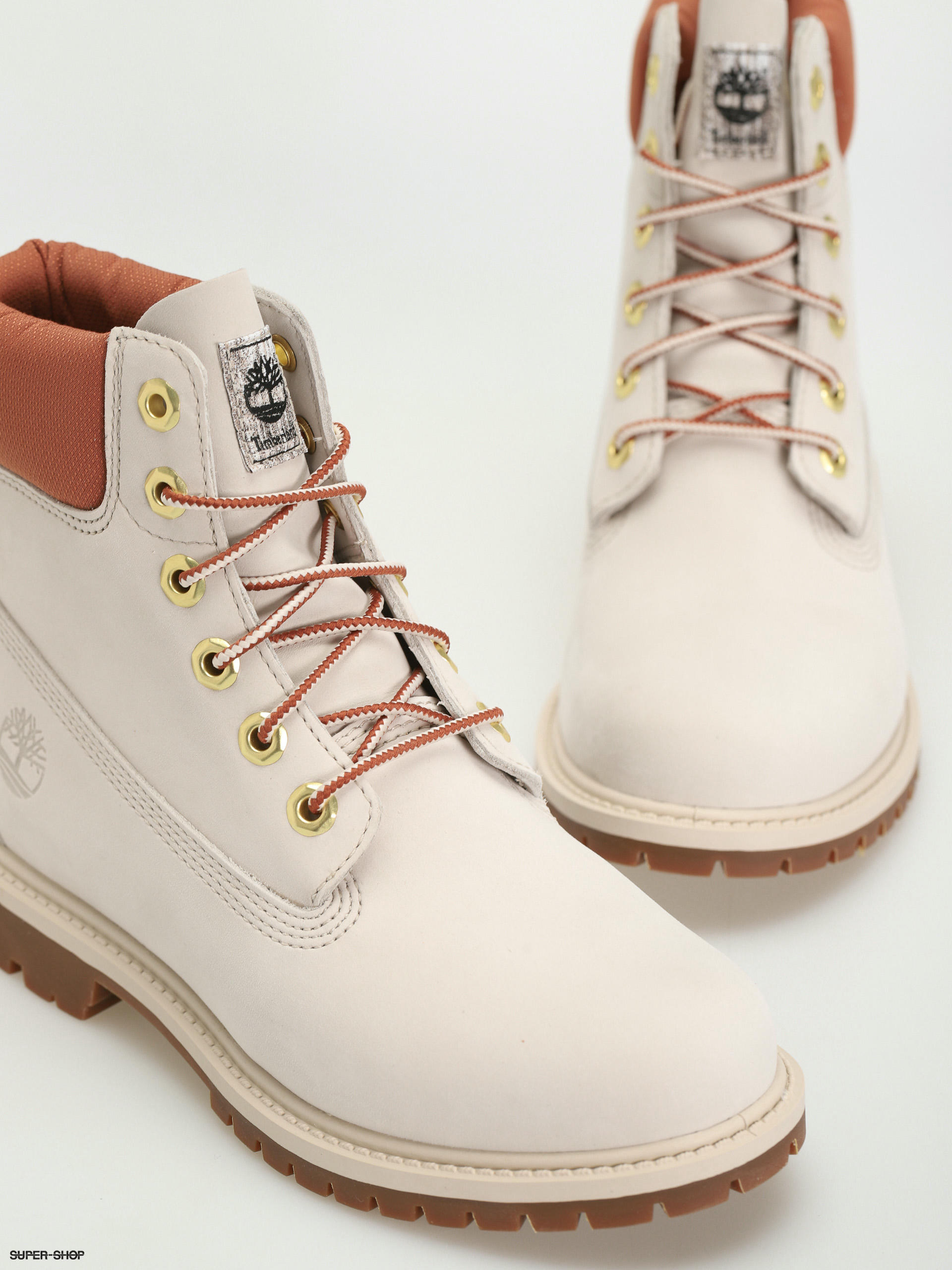 Womens timberland deals boots white sole