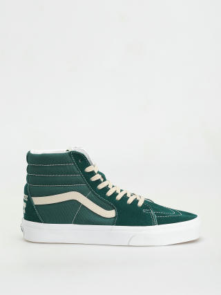 Vans Sk8 Hi Shoes (team wellness green/true white)