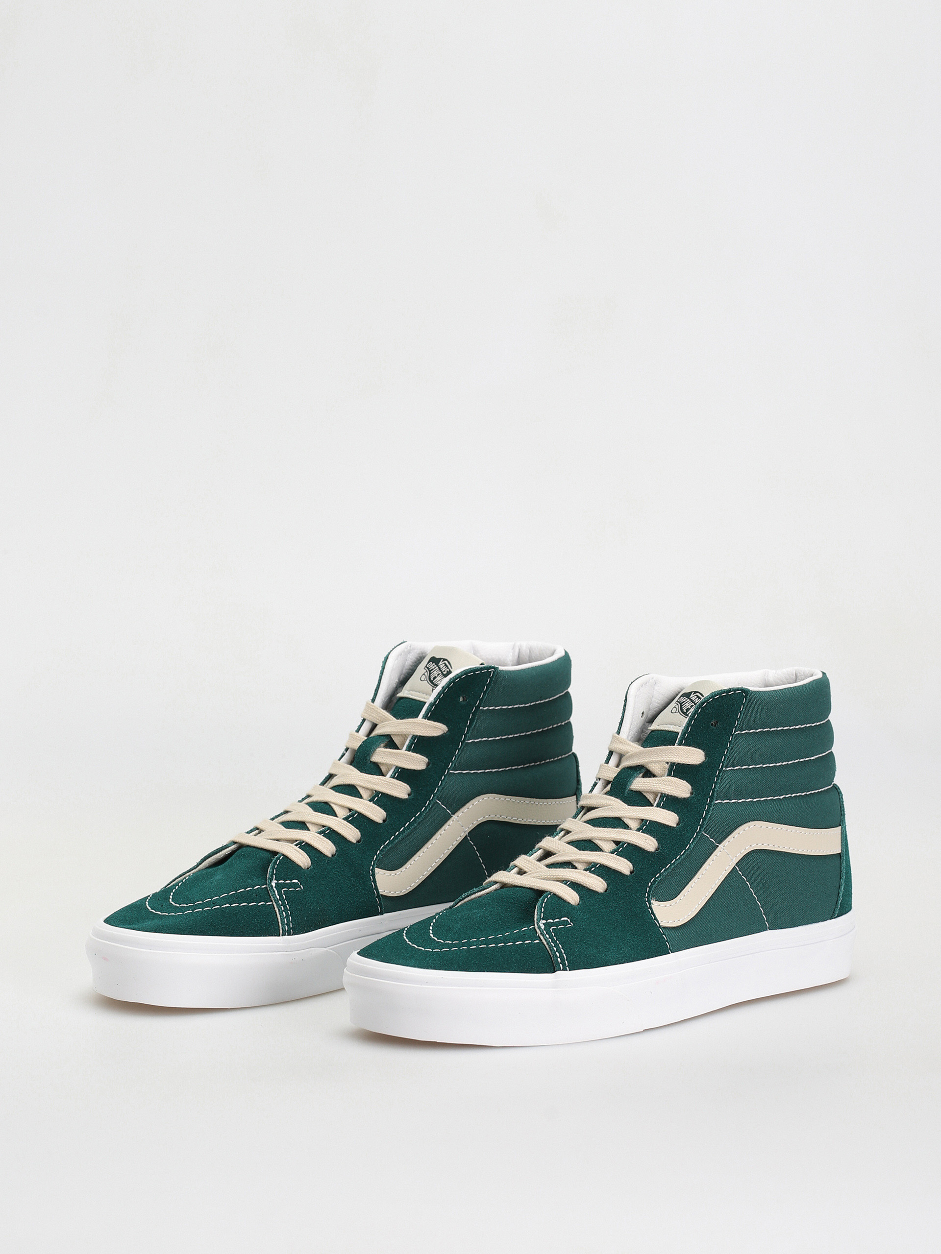 Vans Sk8 Hi Shoes (team wellness green/true white)