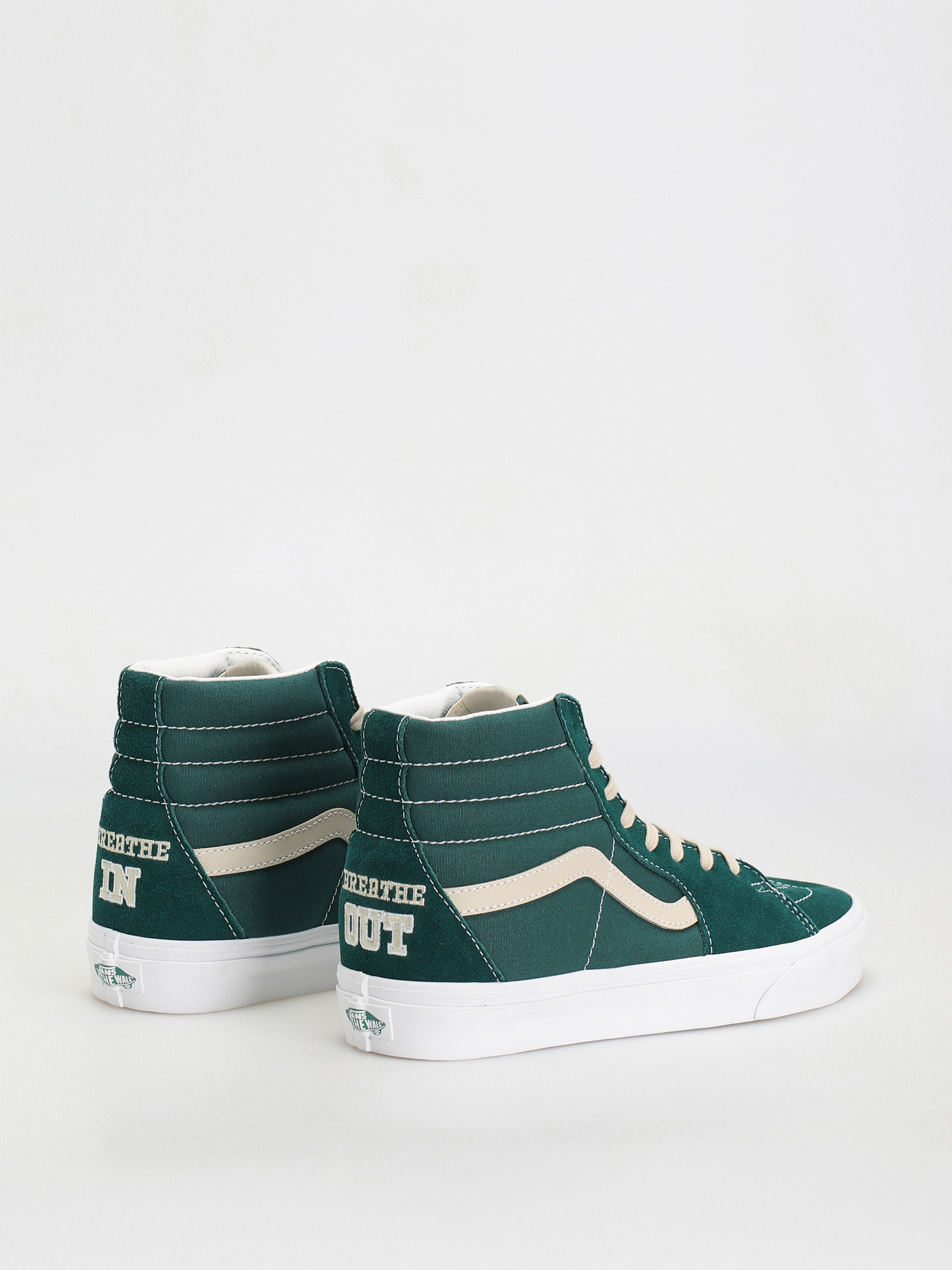 Vans Sk8 Hi Shoes (team wellness green/true white)