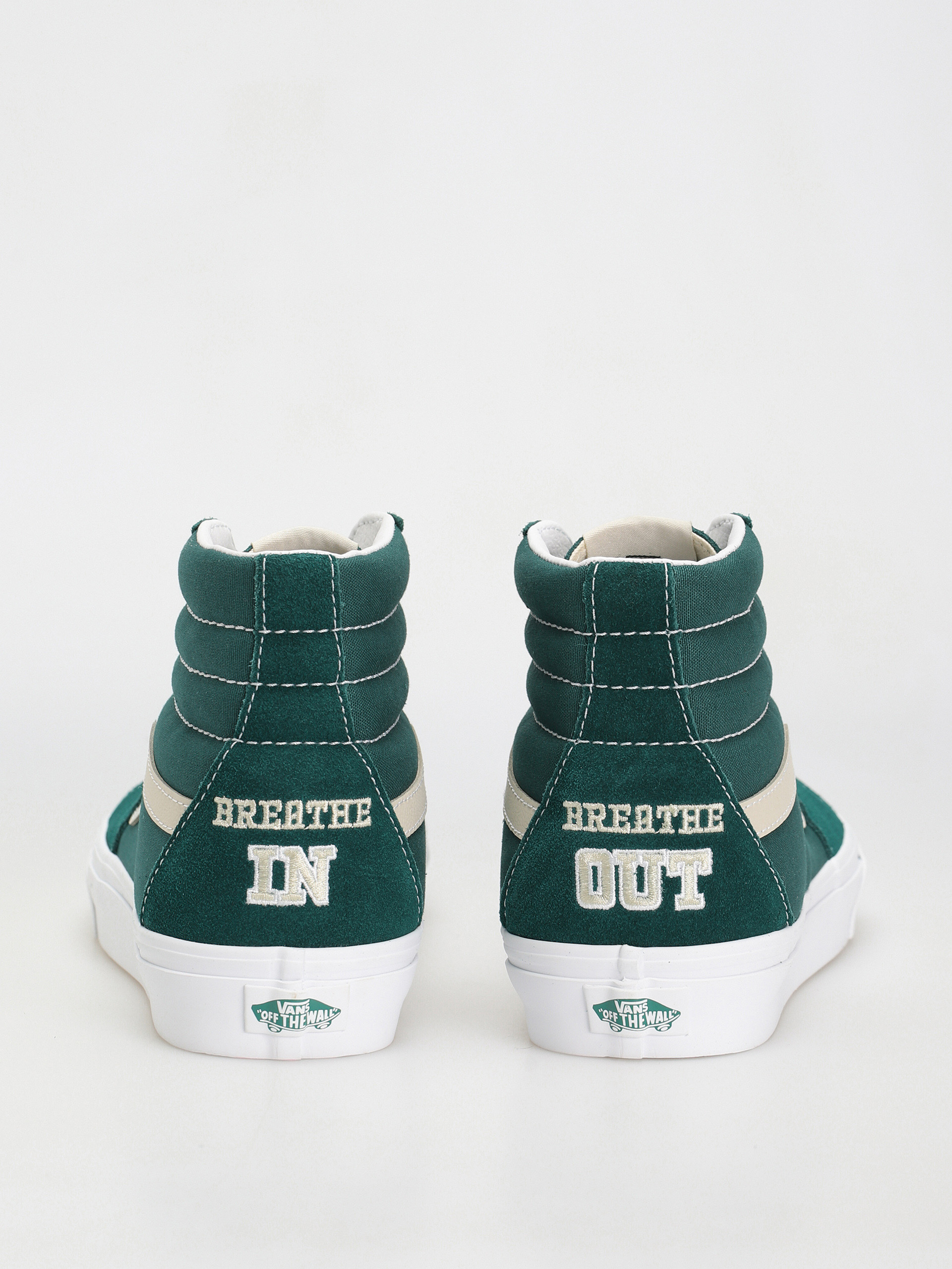 Vans Sk8 Hi Shoes (team wellness green/true white)