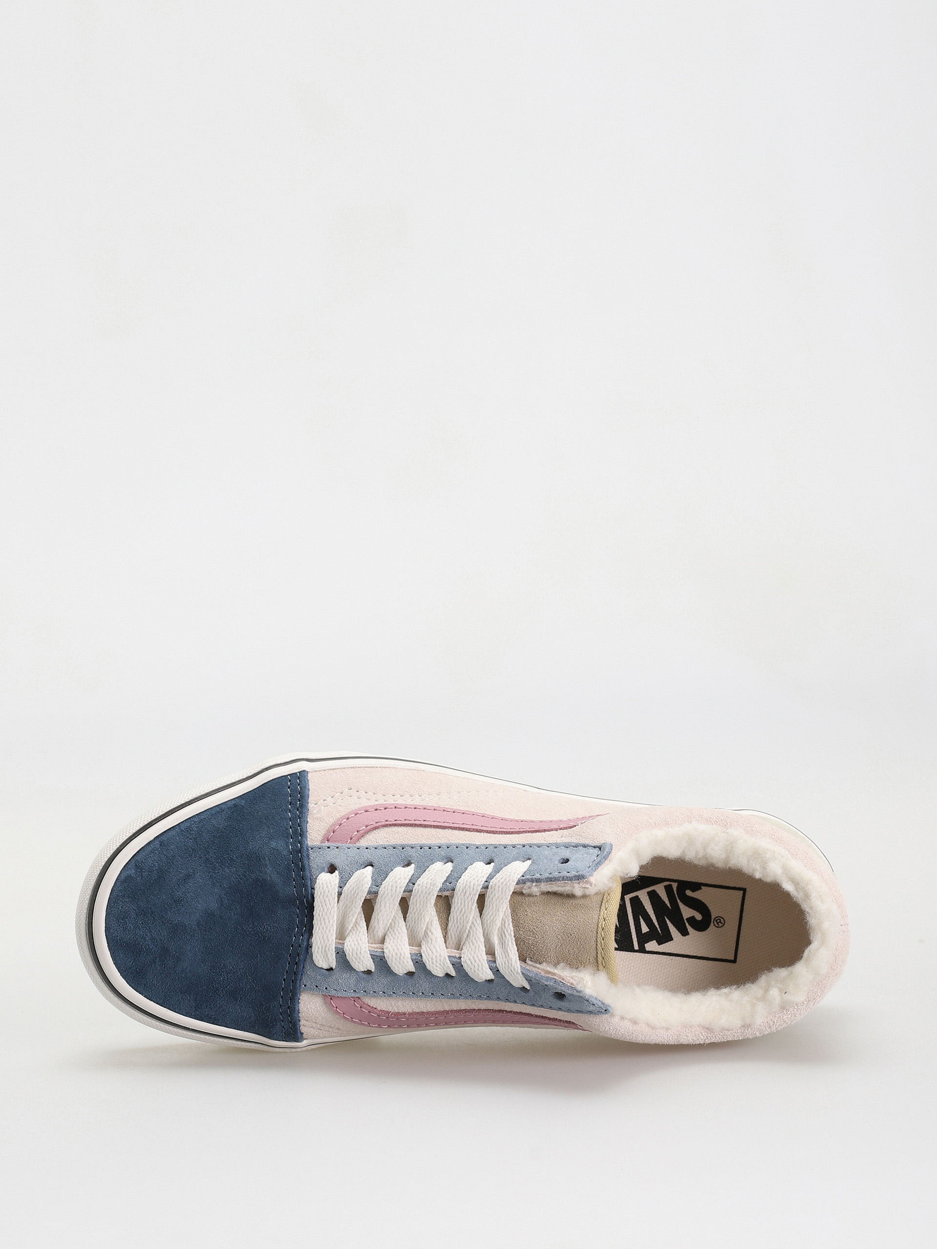 Vans Old Skool Stackform Schuhe (pig suede/sherpa multi color)