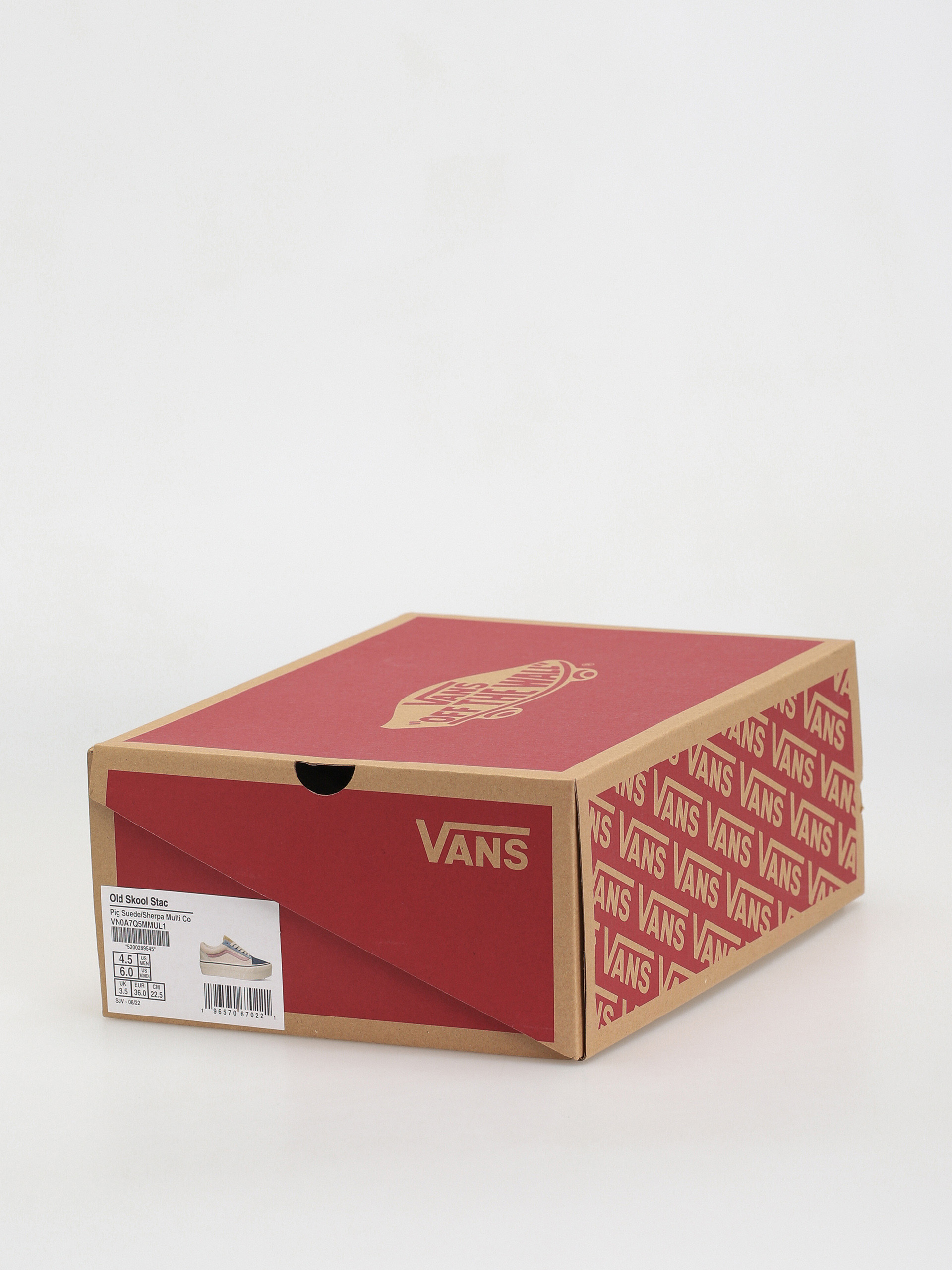 Vans Old Skool Stackform Schuhe (pig suede/sherpa multi color)