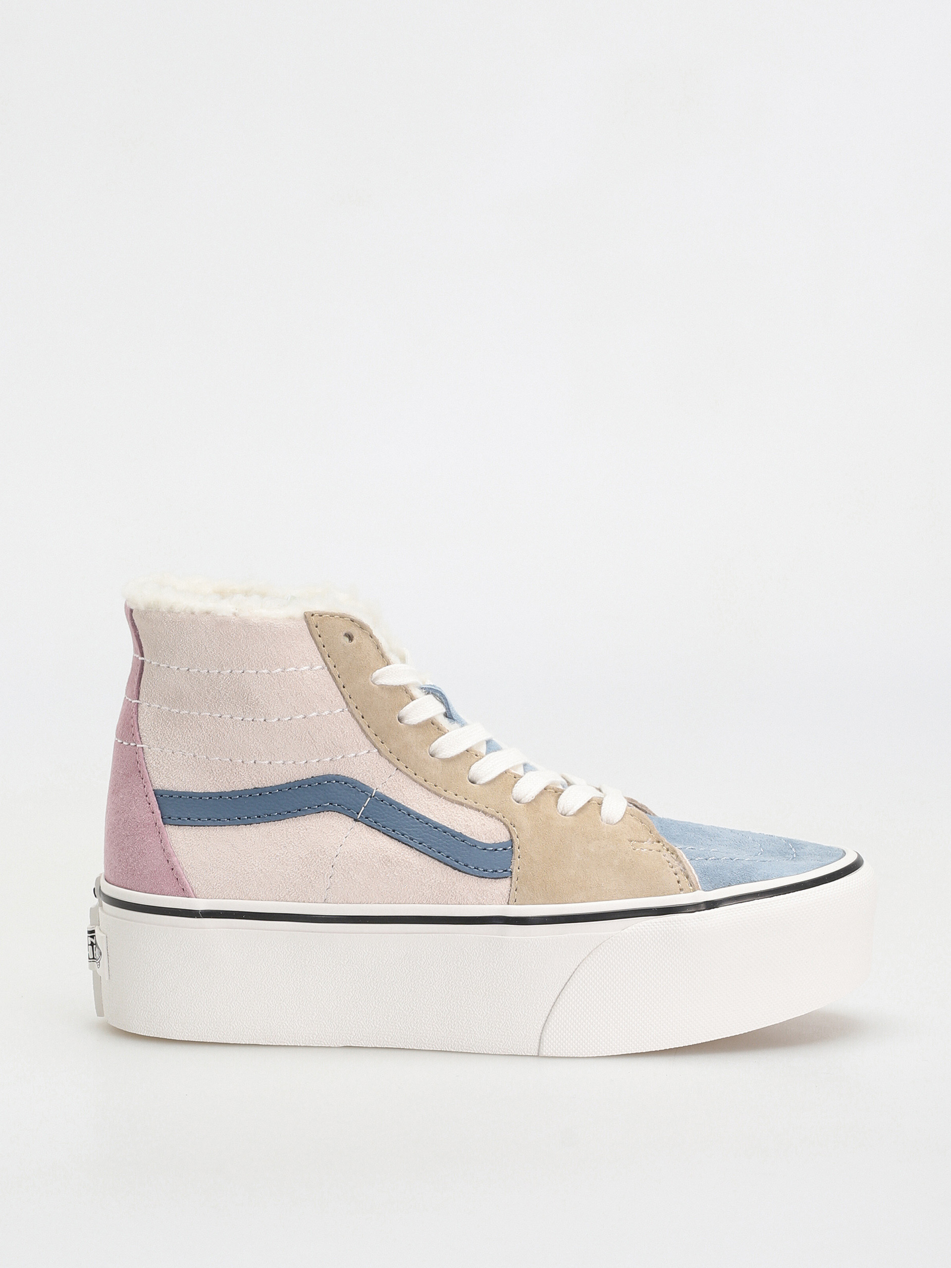 Vans Sk8 Hi Tapered Stackform Schuhe (pig suede/sherpa multi color)