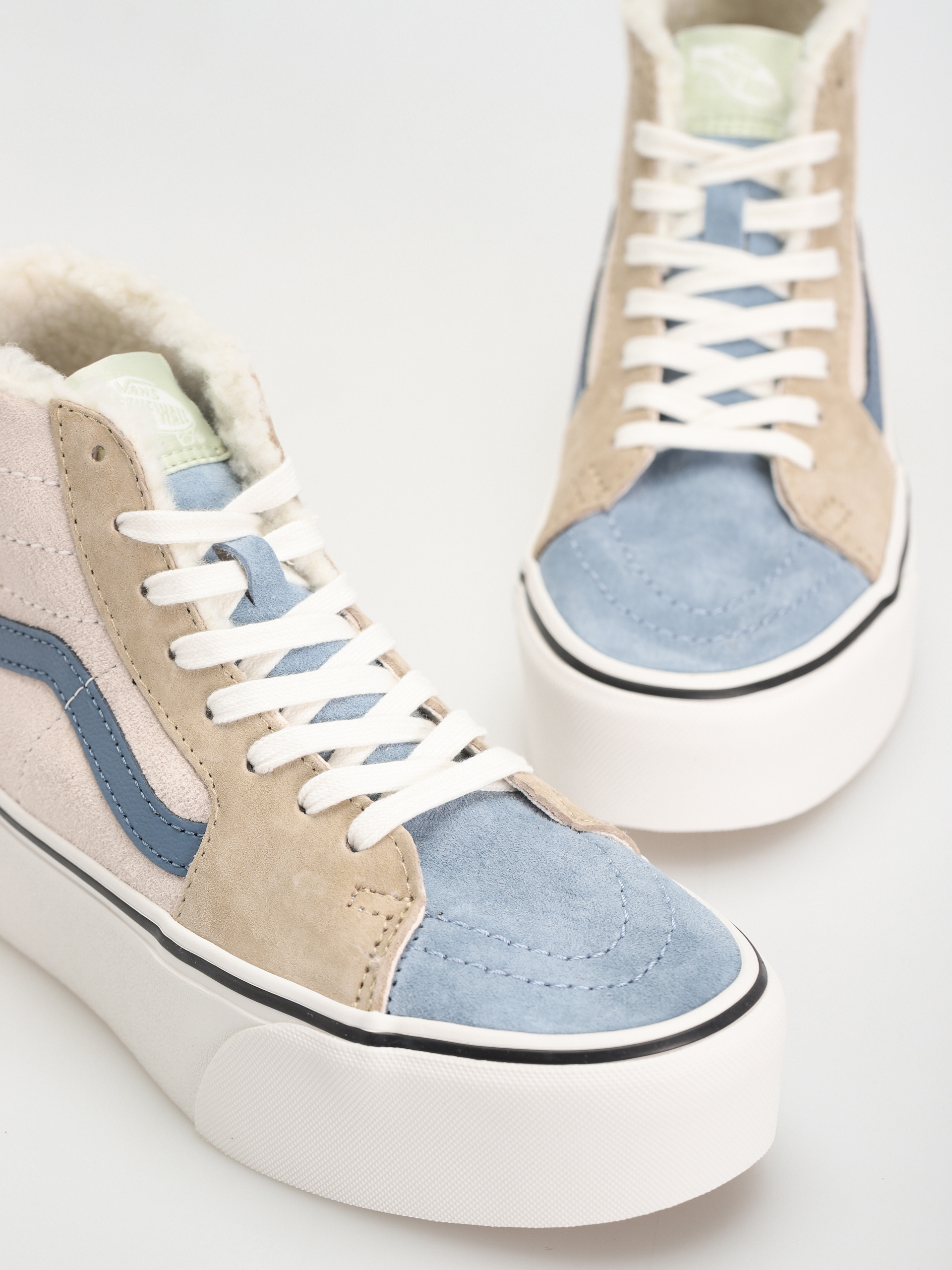 Vans Sk8 Hi Tapered Stackform Schuhe (pig suede/sherpa multi color)