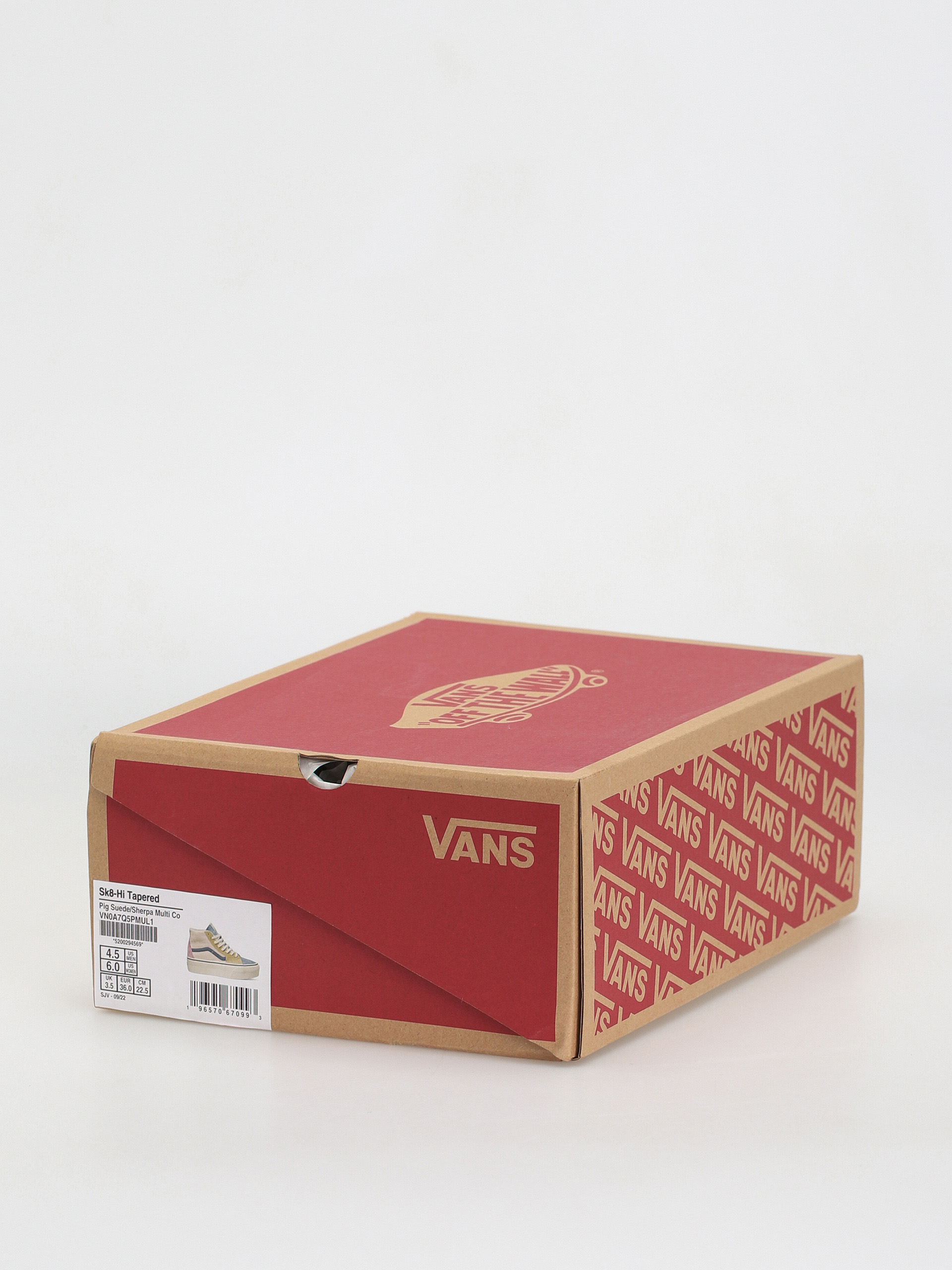 Vans Sk8 Hi Tapered Stackform Schuhe (pig suede/sherpa multi color)