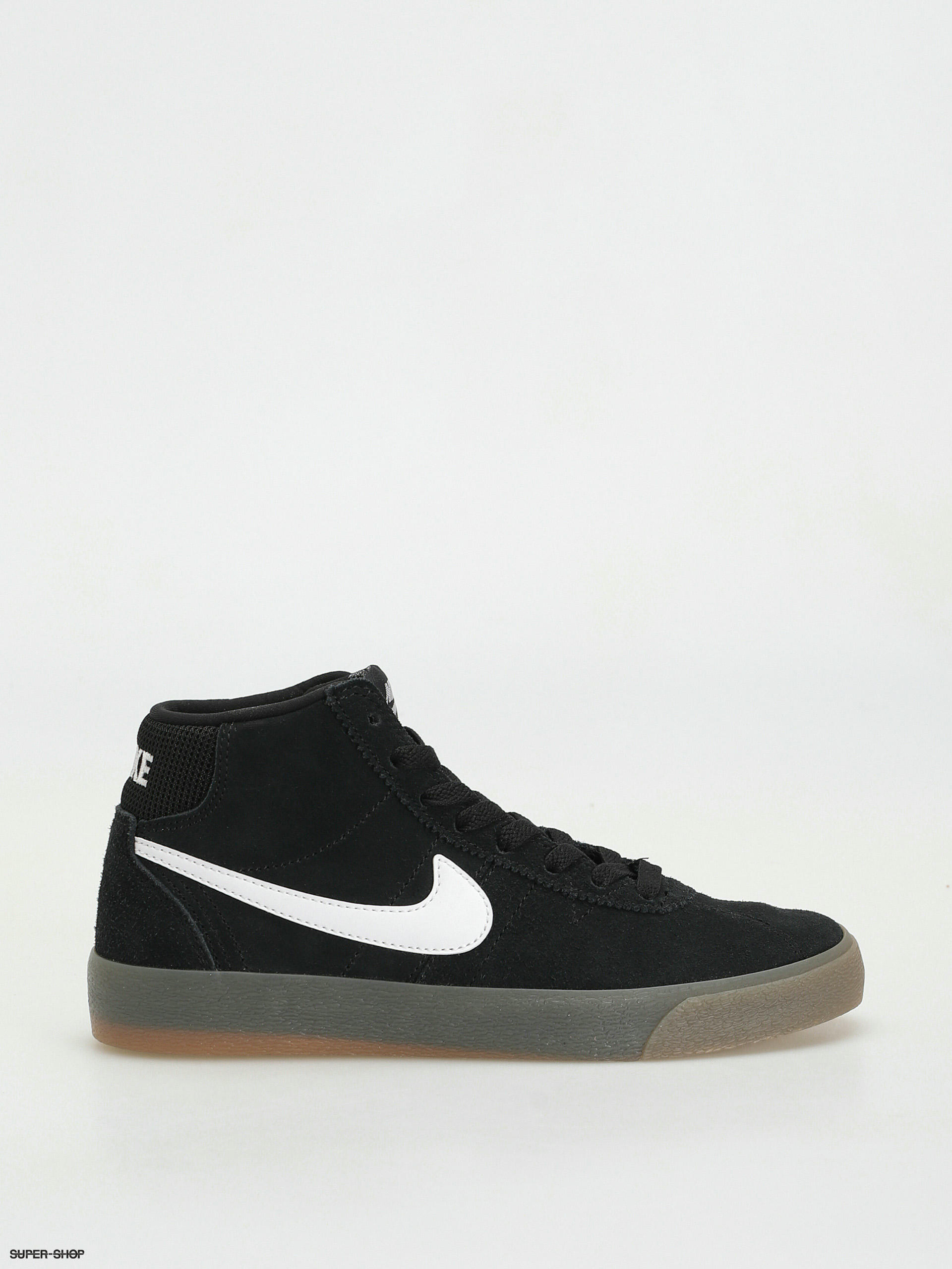Nike Bruin High Shoes Wmn (black/white gum brown)