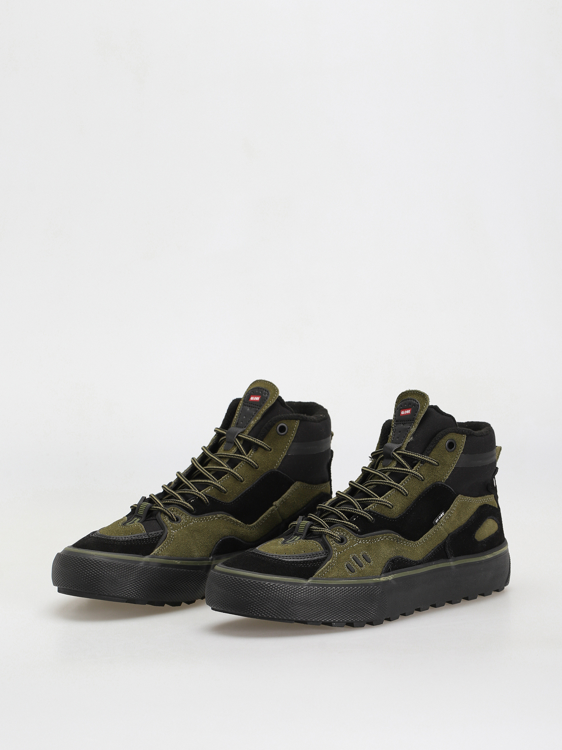 Globe Dimension Shoes (black/moss/summit)