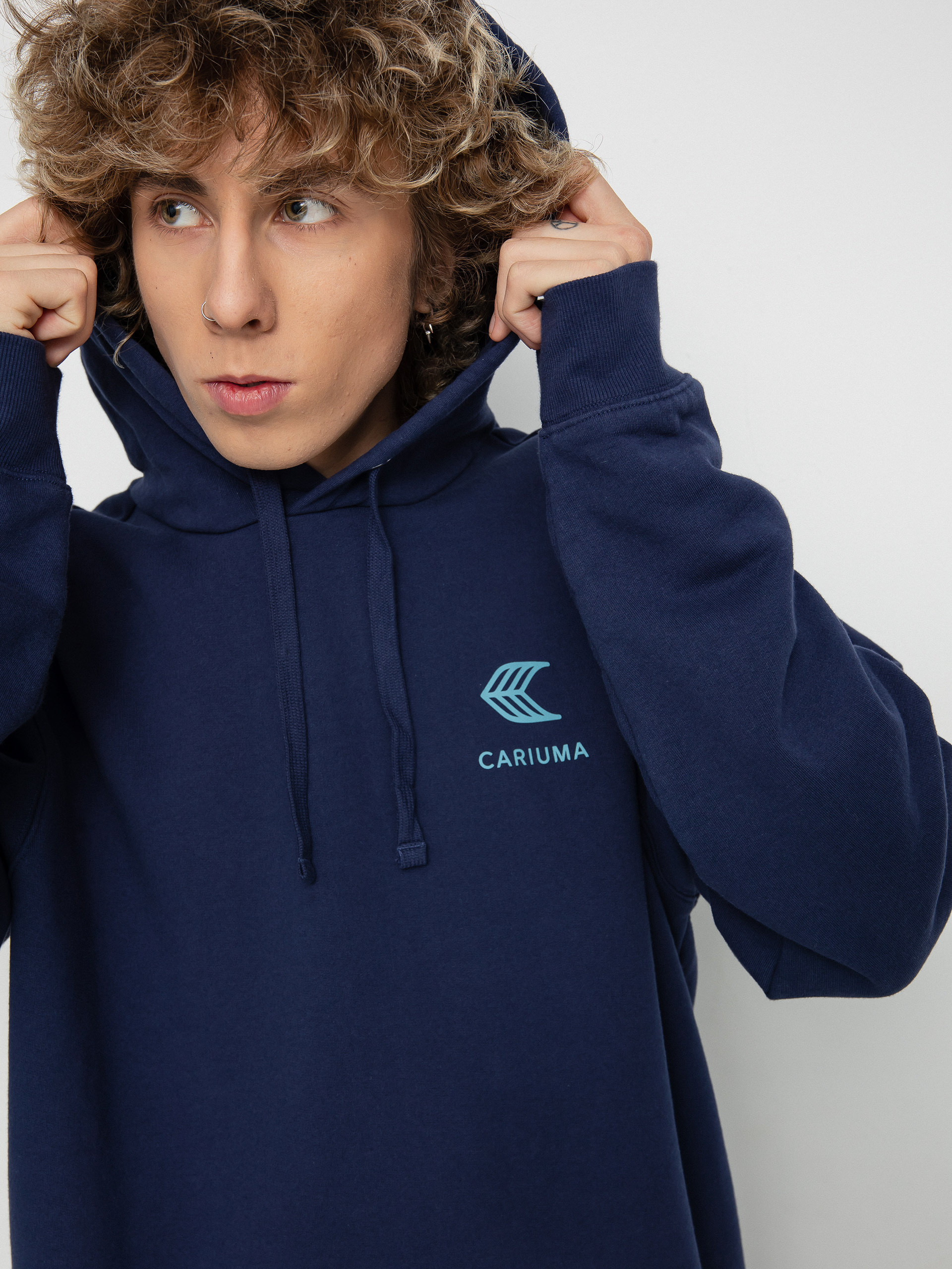 Cariuma Logo HD Hoodie (navy)