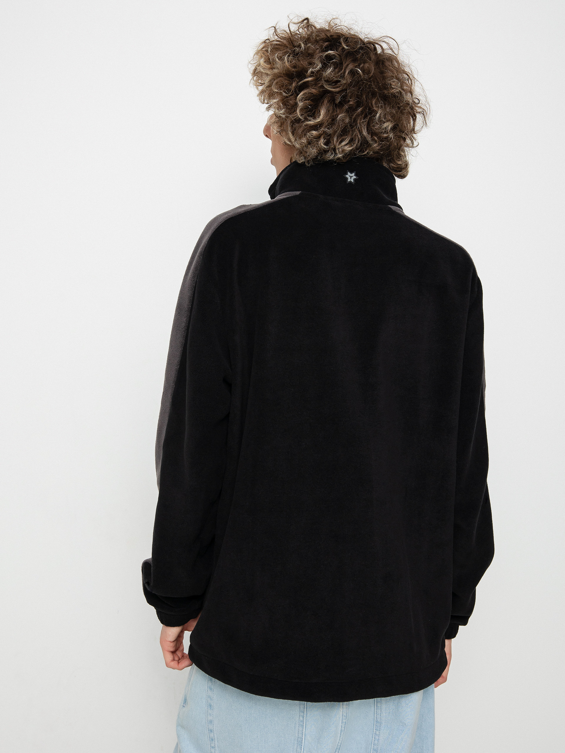 Herren Method Fast Times 1/4 Zip Fleecejacke (black/dark grey)