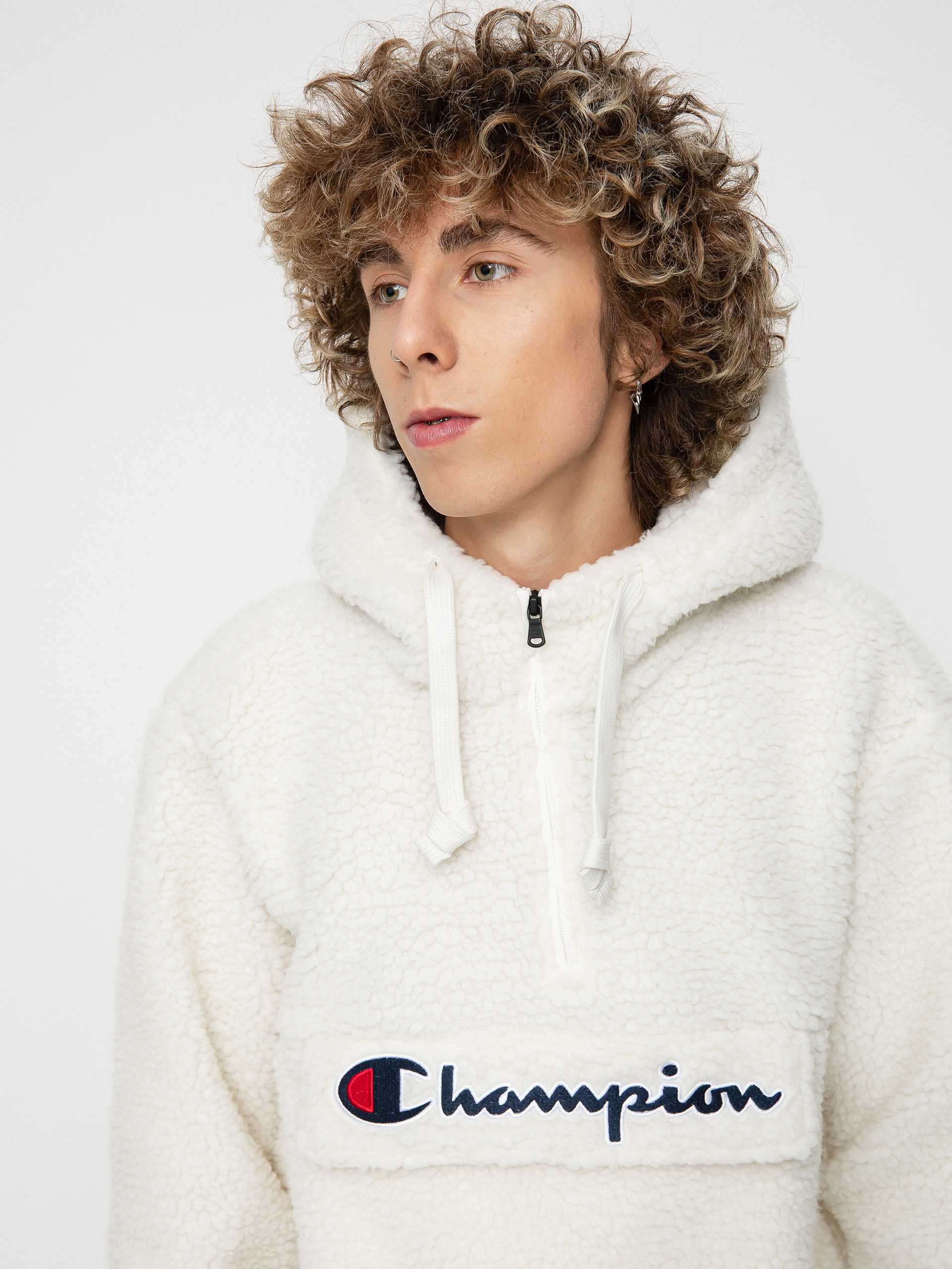 Champion Fleece Pullover Zip Champion Hooded Half Zip Top 218092
