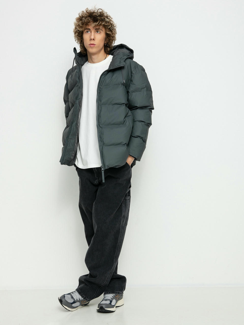 Rains Puffer Jacket Jacket (slate)