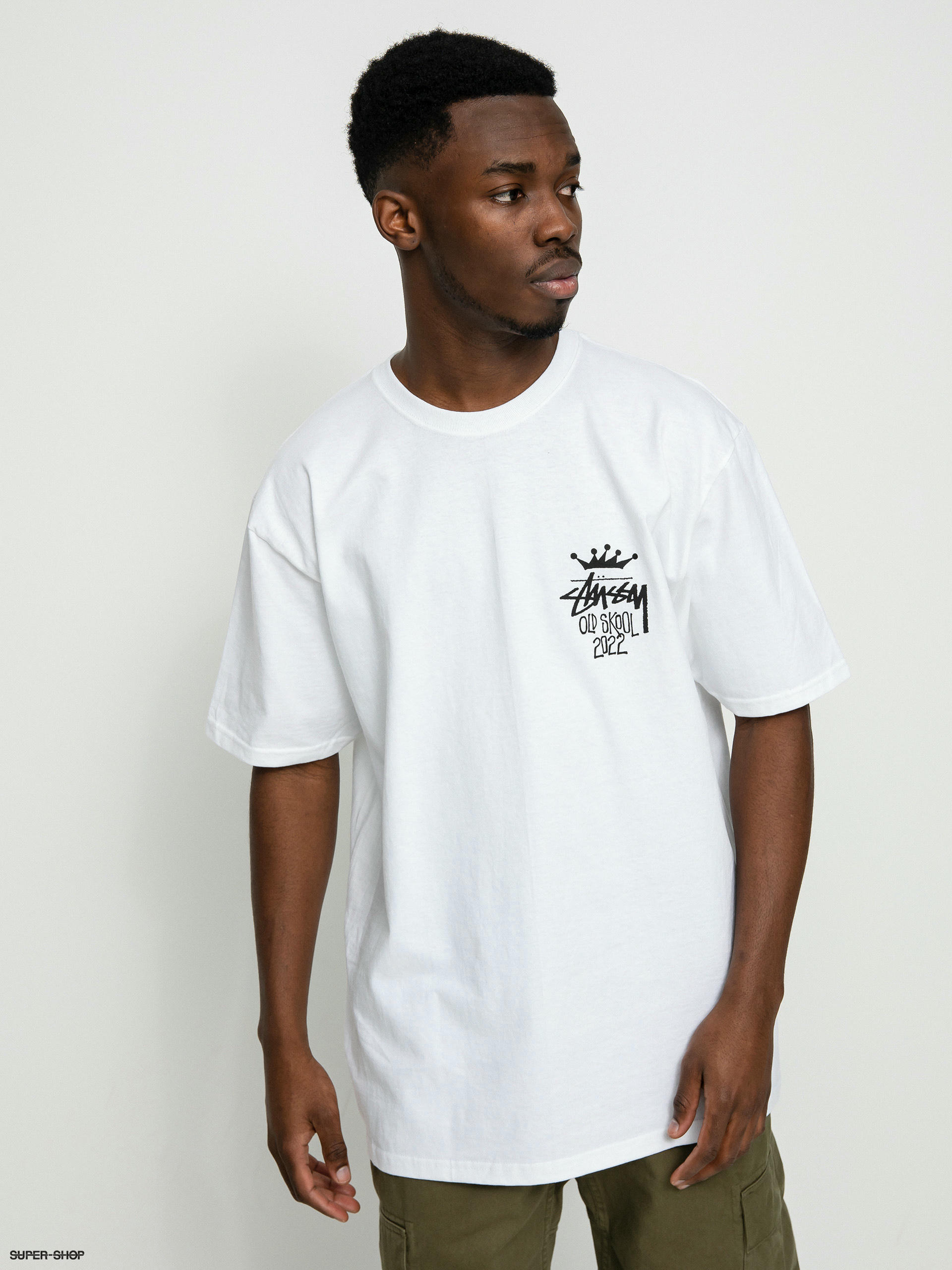 Stussy Old Skool 22 T-shirt (white)