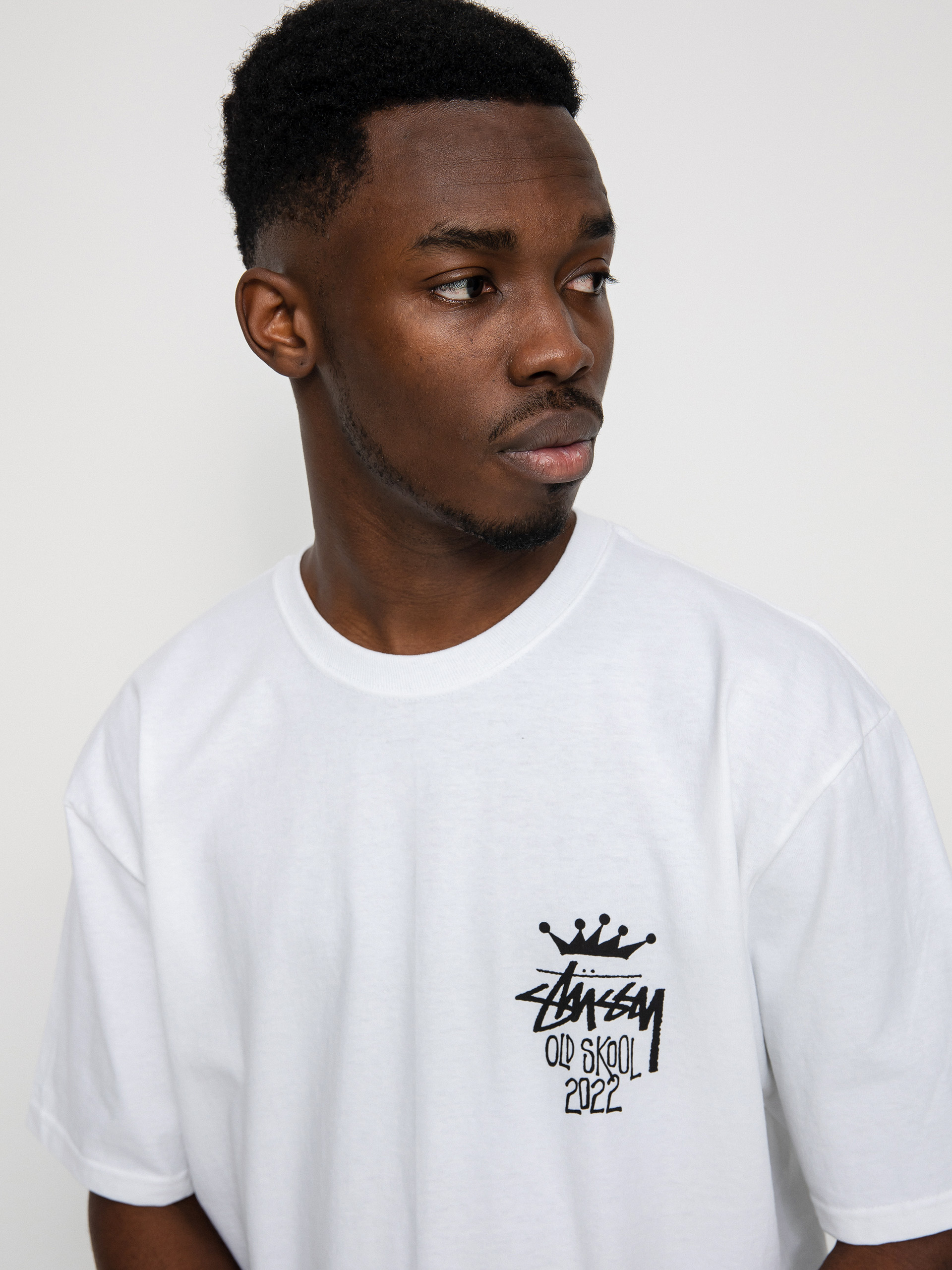 Stussy Old Skool 22 T-shirt (white)