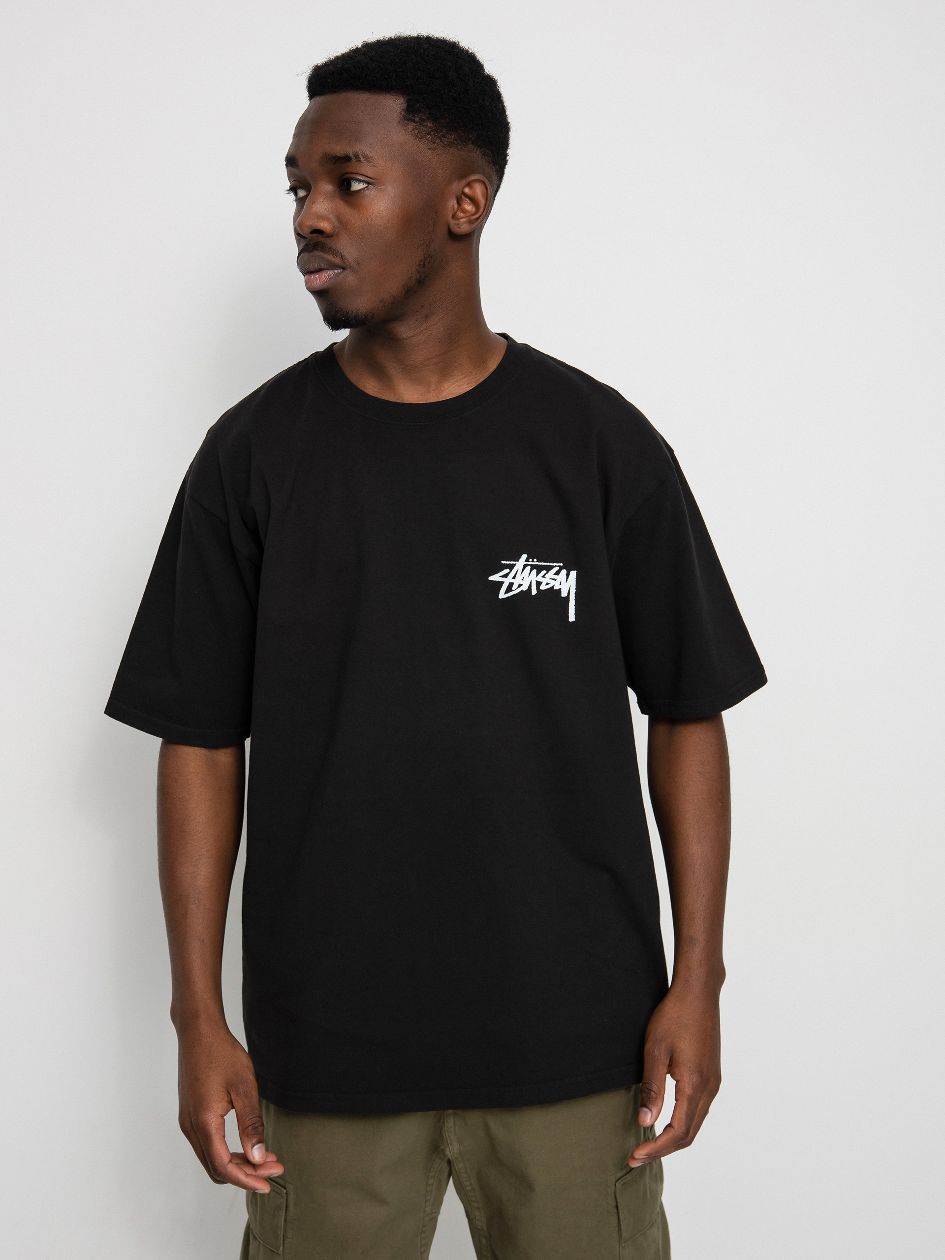 ★関税込★Stussy★How We’re Livin’ Pigment Dyed T★Black Stüssy: How We're Livin' Pigment Dyed Tee (Butter) | DSMNY E