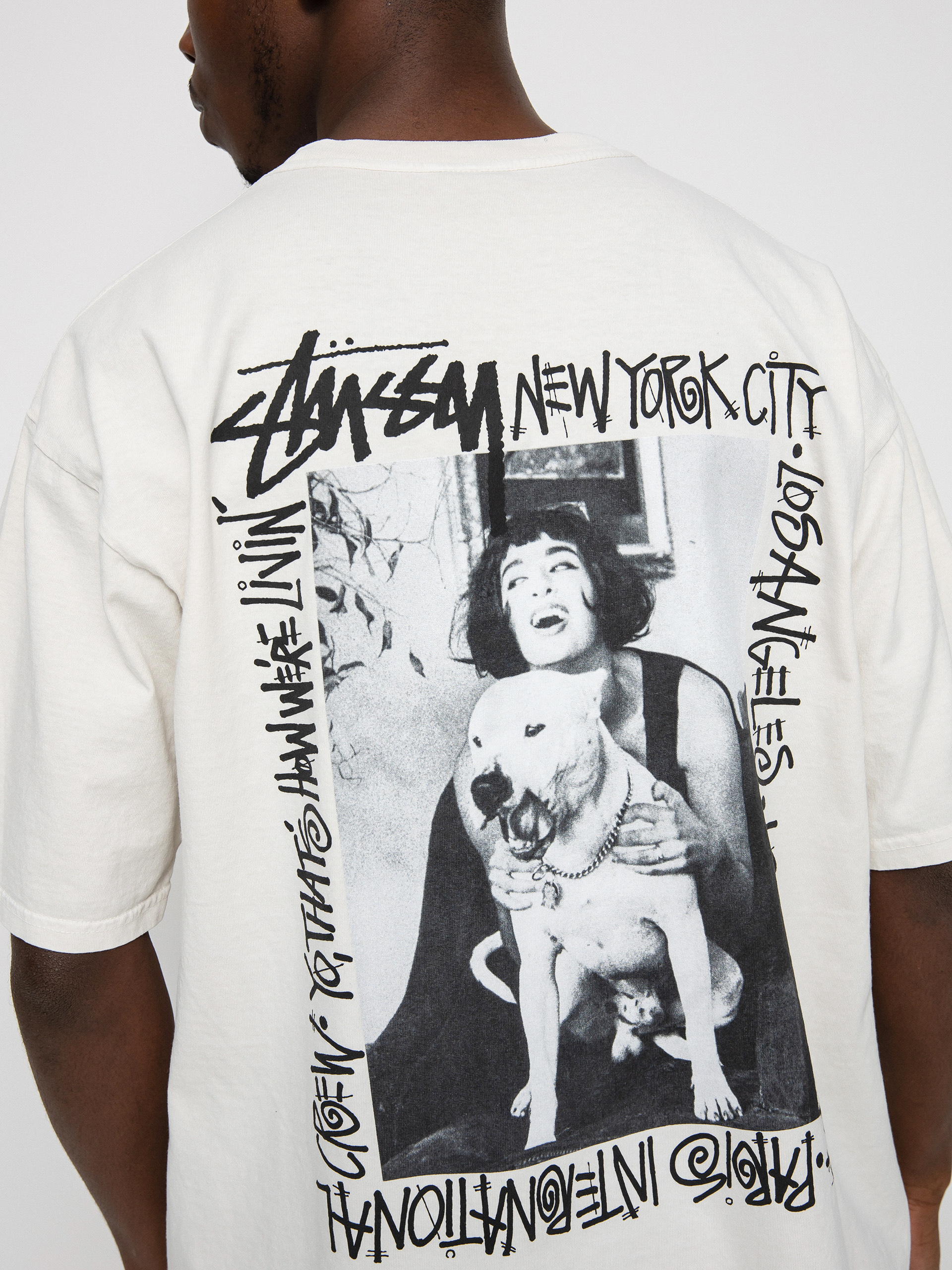 Stussy How We Re Livin Pig. Dyed T-shirt - white (natural)