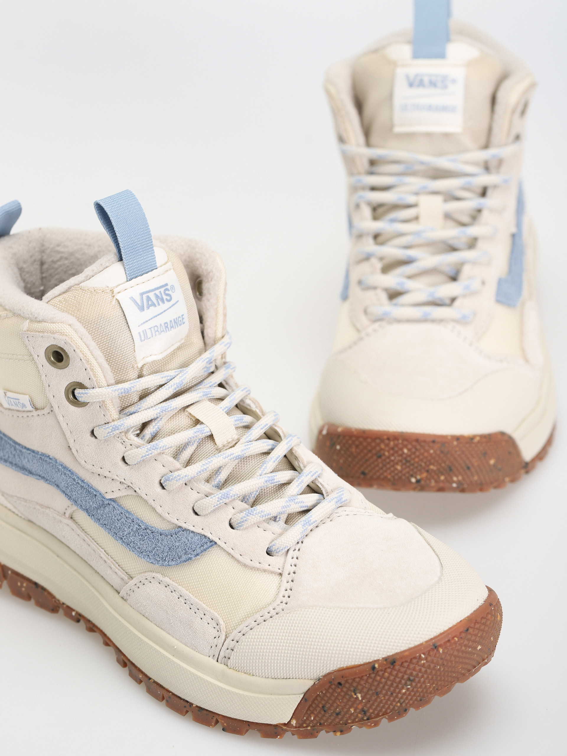 Vans Ultrarange Exo Hi MTE 1 Schuhe (vintage white/blue stripe)
