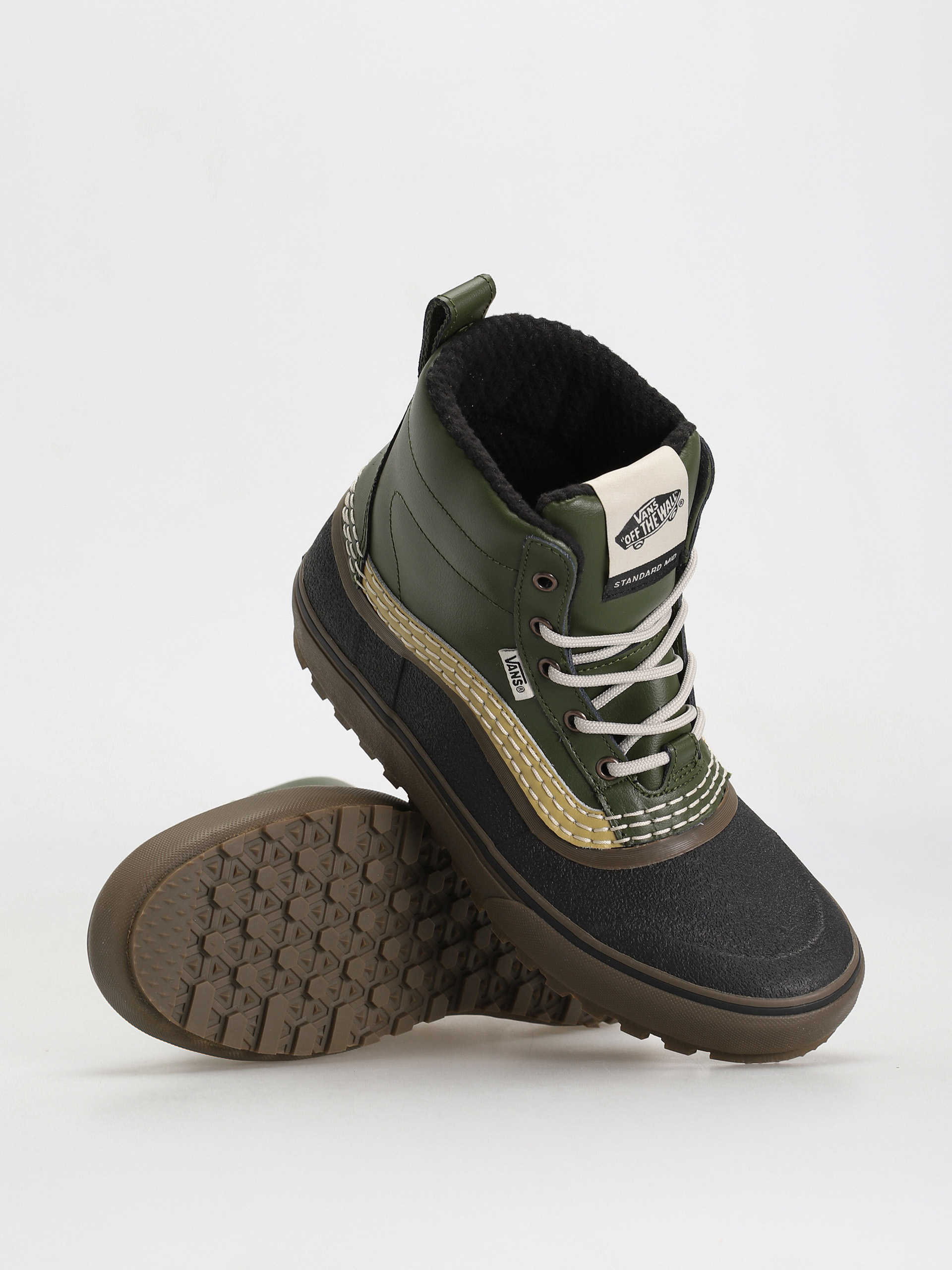 Vans Standard Mid Snow Mte Shoes - brown (green/gum)