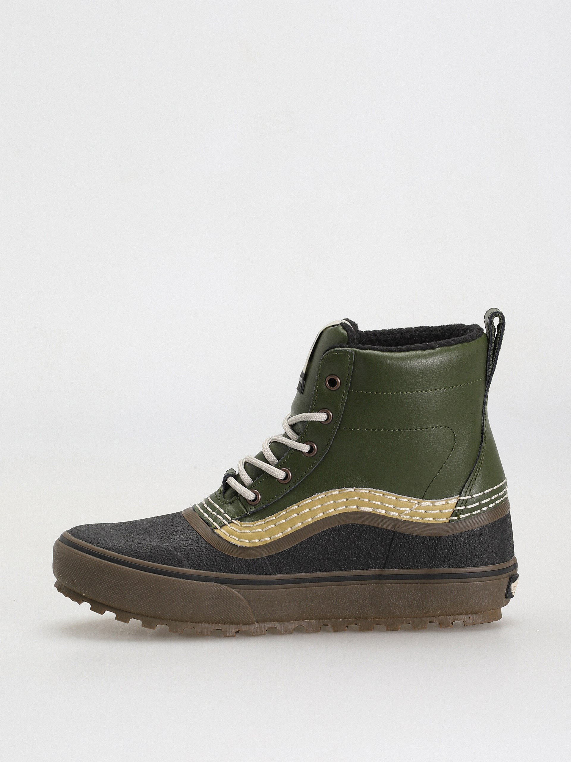 Vans Standard Mid Snow Mte Shoes (green/gum)