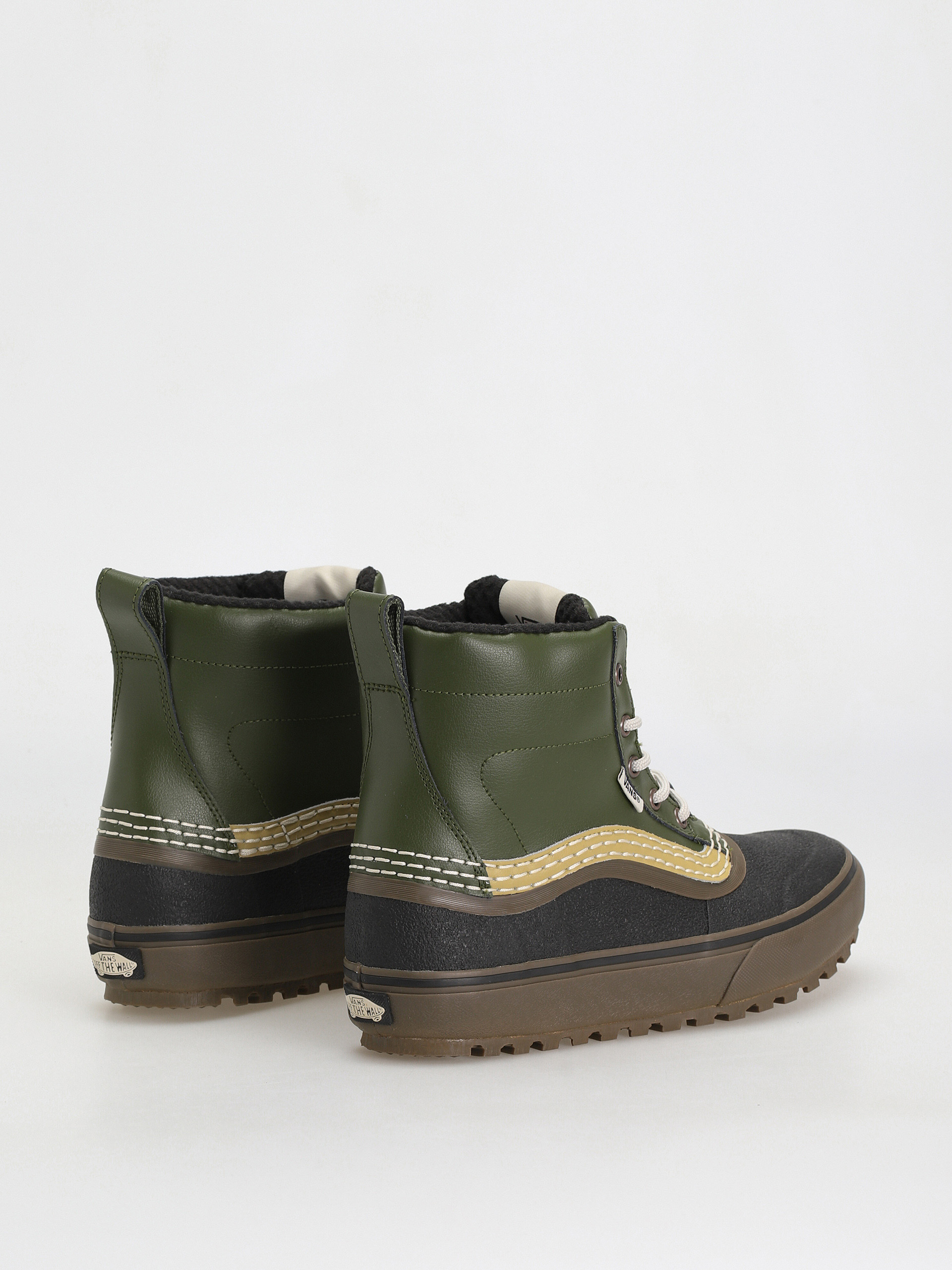 Vans Standard Mid Snow Mte Shoes (green/gum)