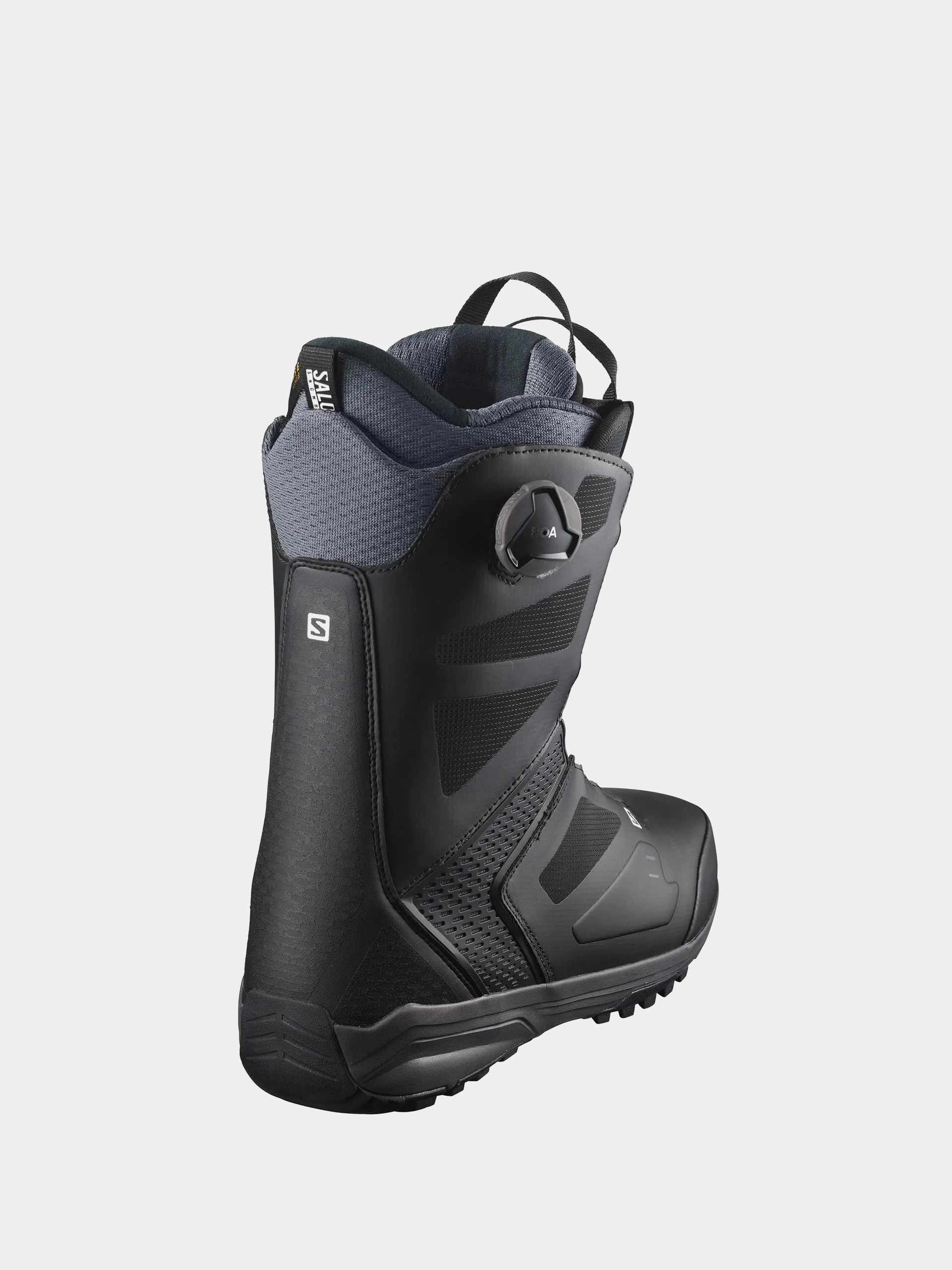 Mens Salomon Dialogue Dual Boa Snowboard boots (black/black/magnet)