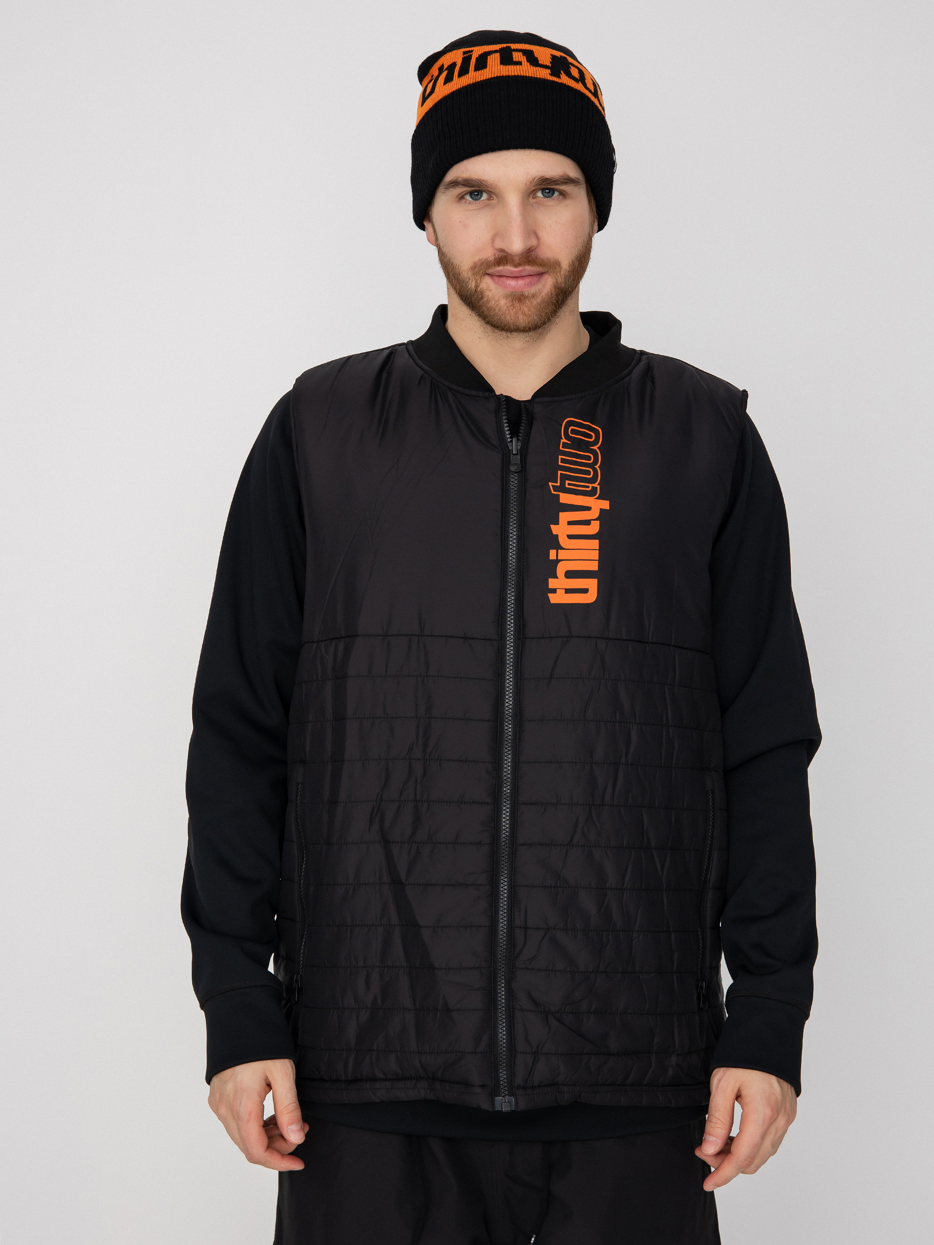 Mens ThirtyTwo Tm 3 Snowboard jacket (black/orange)