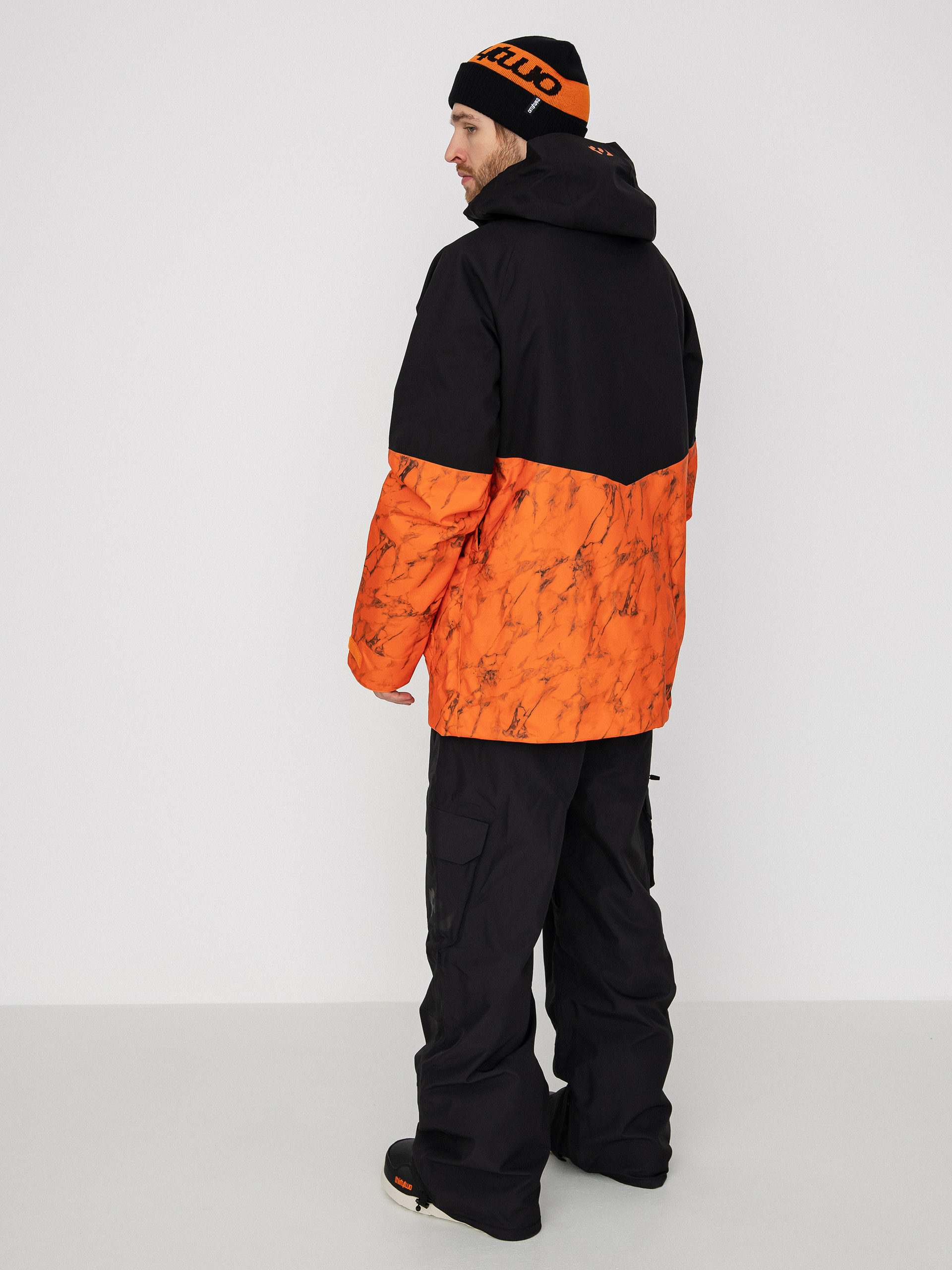 Mens ThirtyTwo Tm 3 Snowboard jacket (black/orange)