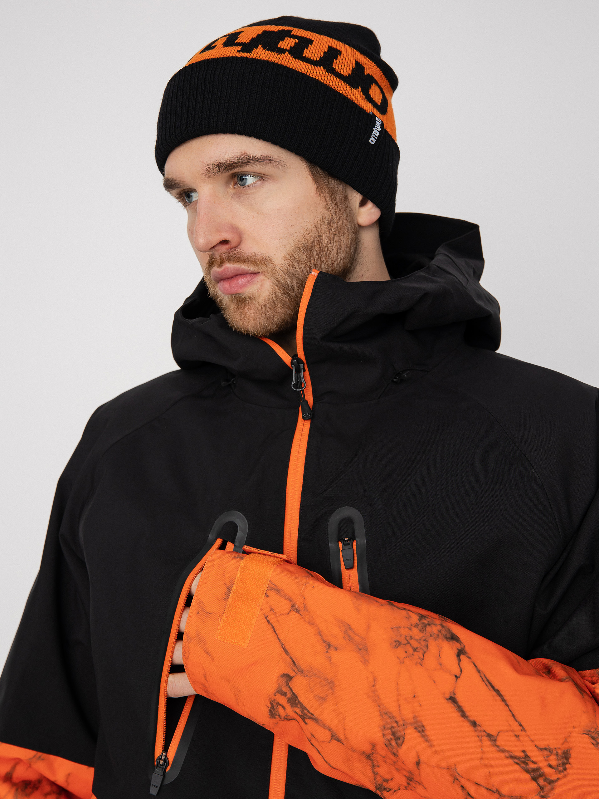Mens ThirtyTwo Tm 3 Snowboard jacket (black/orange)