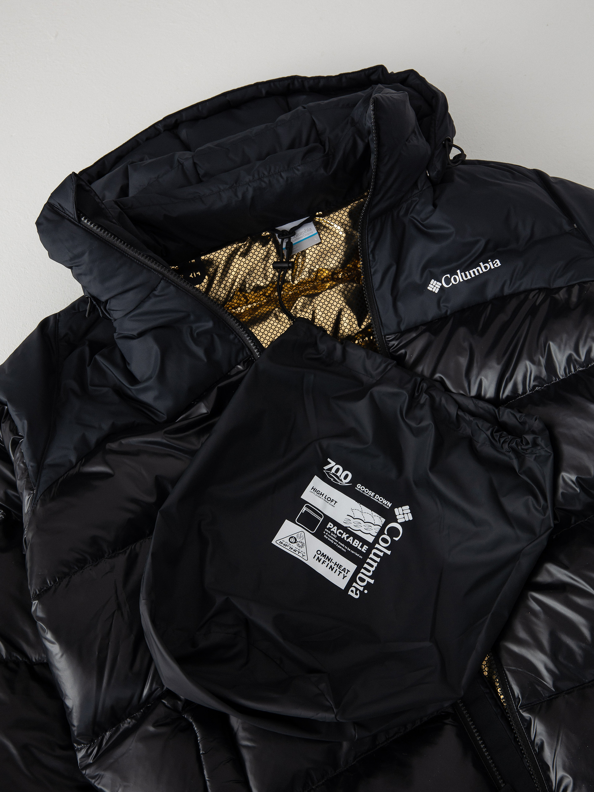 Columbia Bulo Point II Down Jacket (black shiny bl)