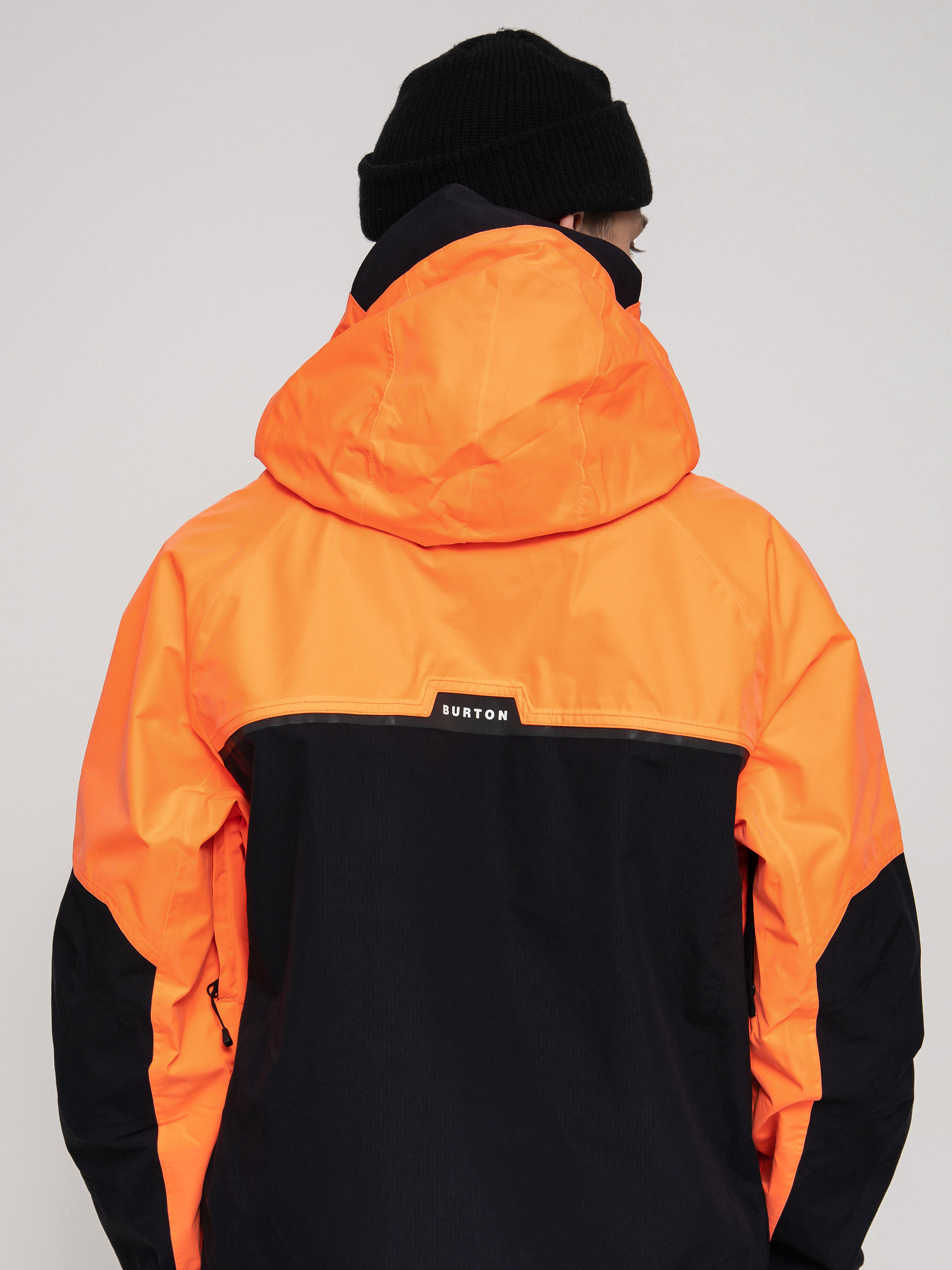 Mens Burton Frostner Anorak Snowboard jacket (tetra orange/true black)