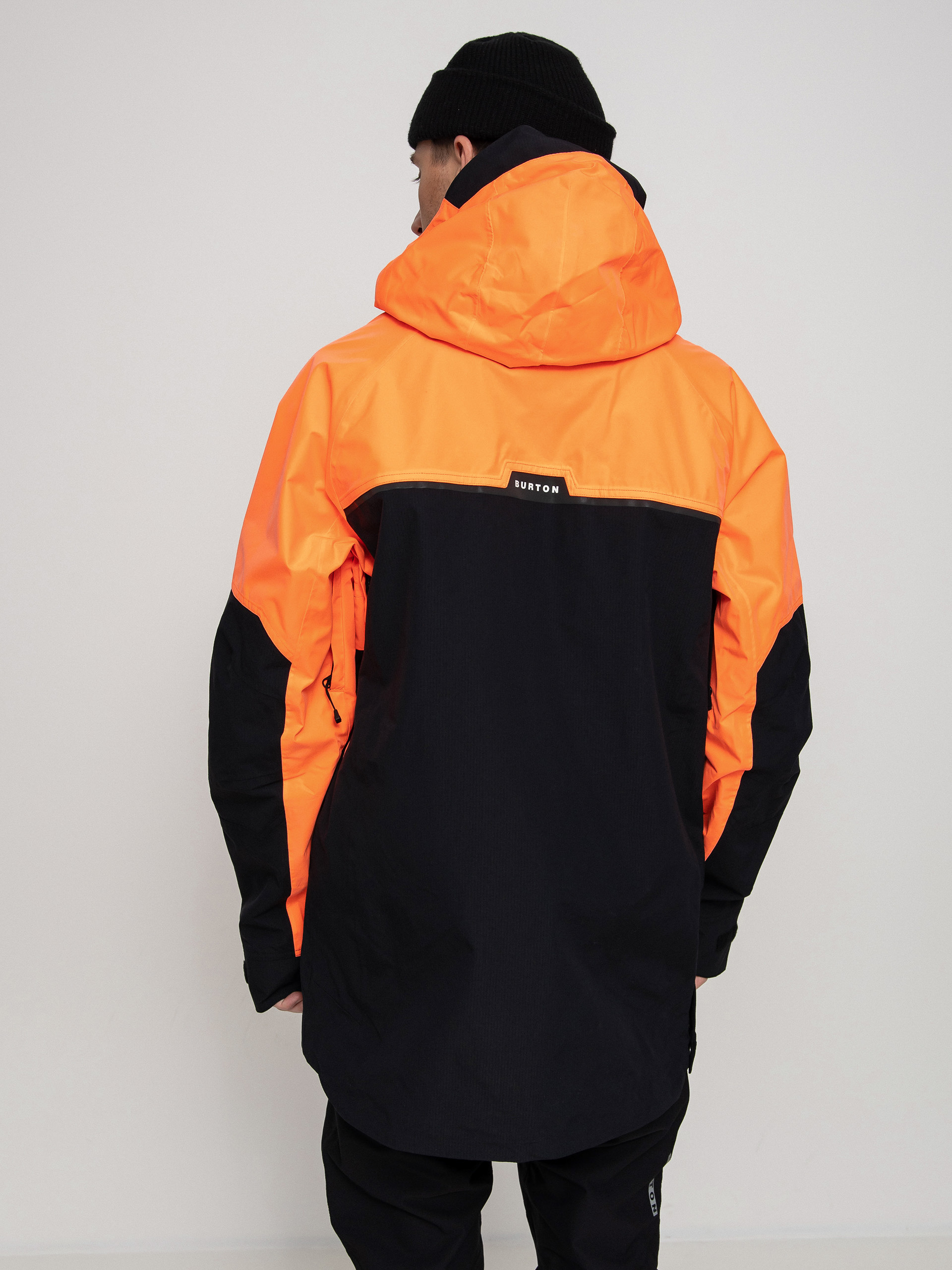Mens Burton Frostner Anorak Snowboard jacket (tetra orange/true black)