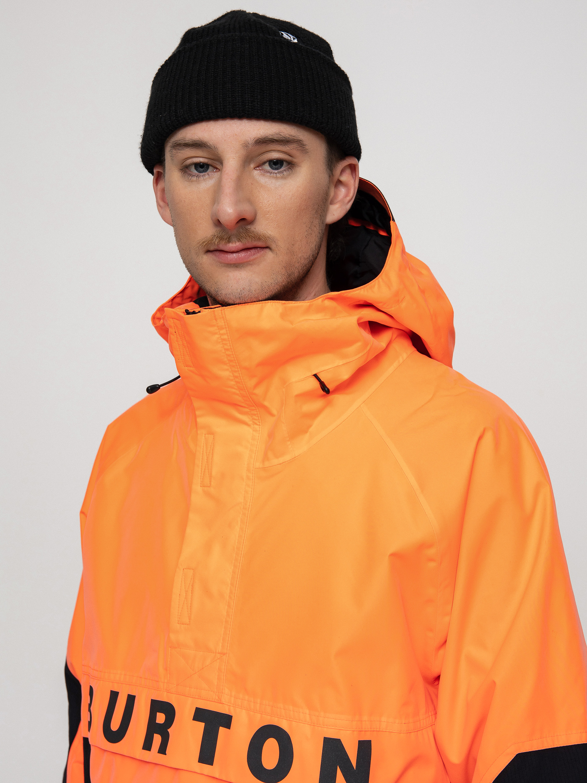 Mens Burton Frostner Anorak Snowboard jacket (tetra orange/true black)