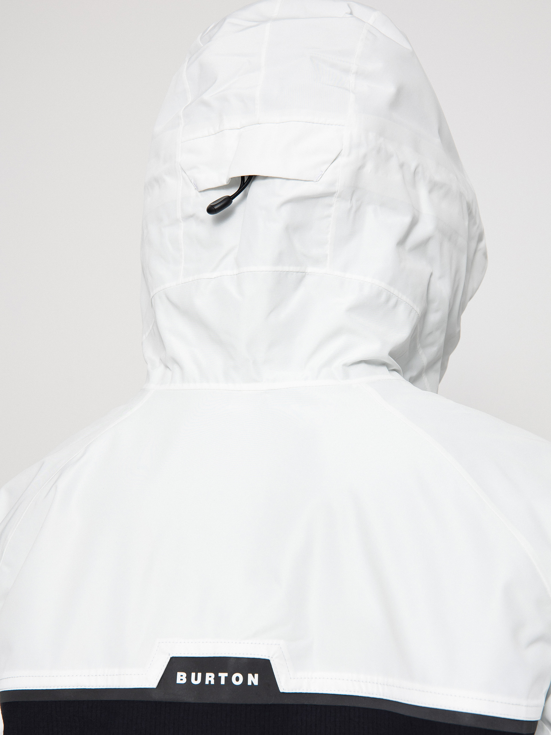 Mens Burton Frostner Anorak Snowboard jacket (stout white/true black)