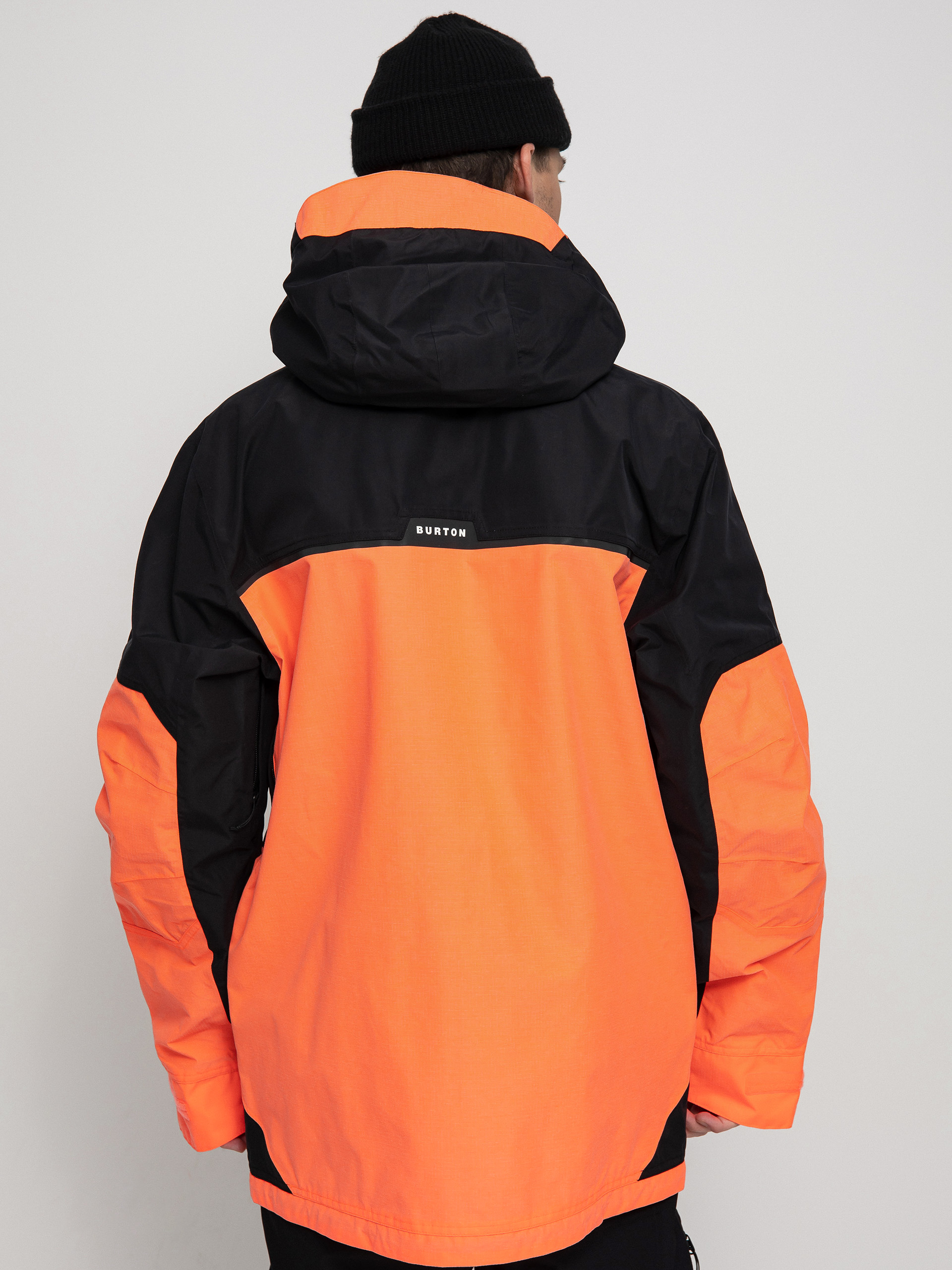 Herren Burton Frostner Snowboardjacke (true black/tetra orange)