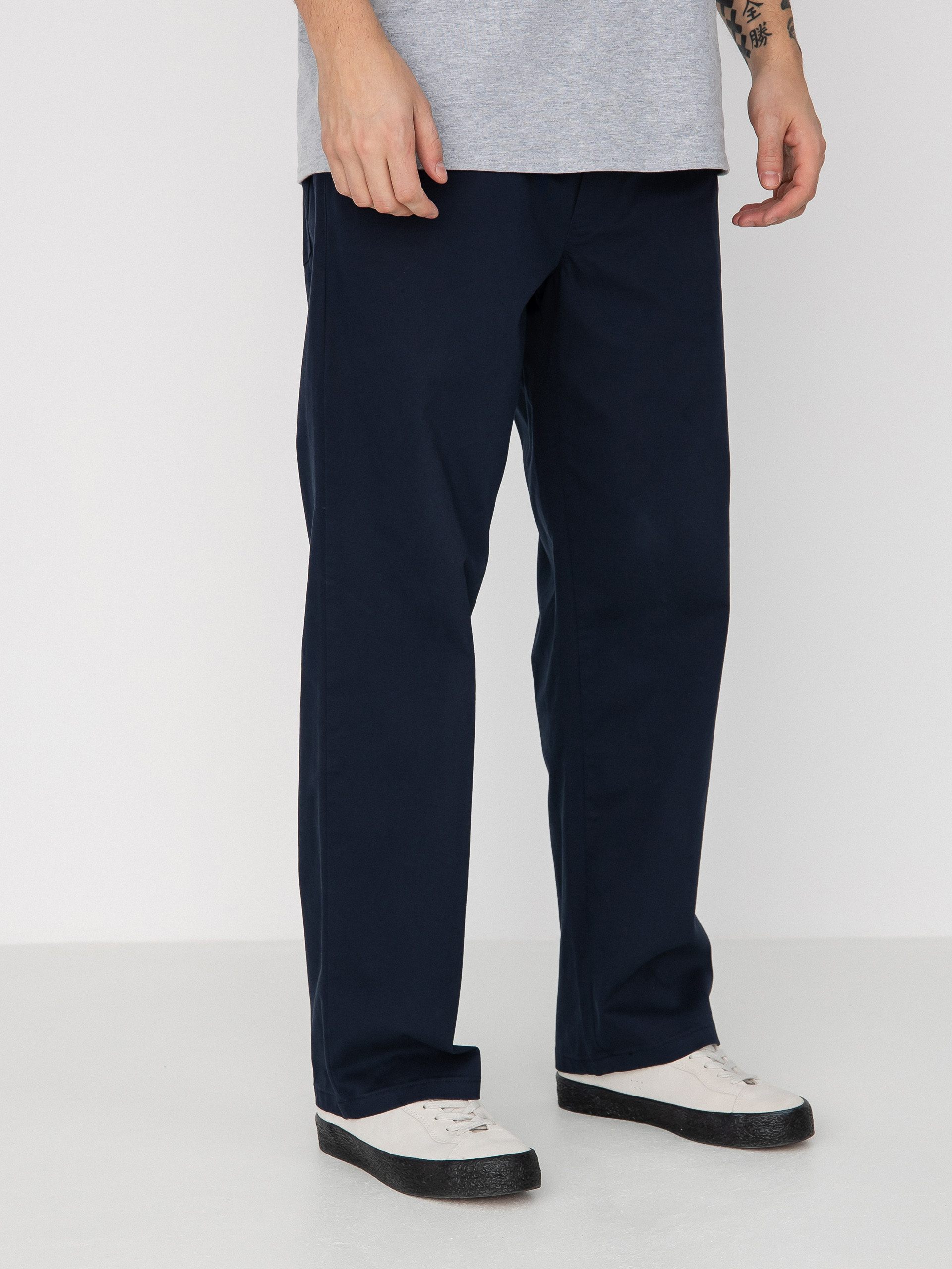 Malita Chino Log Sl Hose (elastic navy)