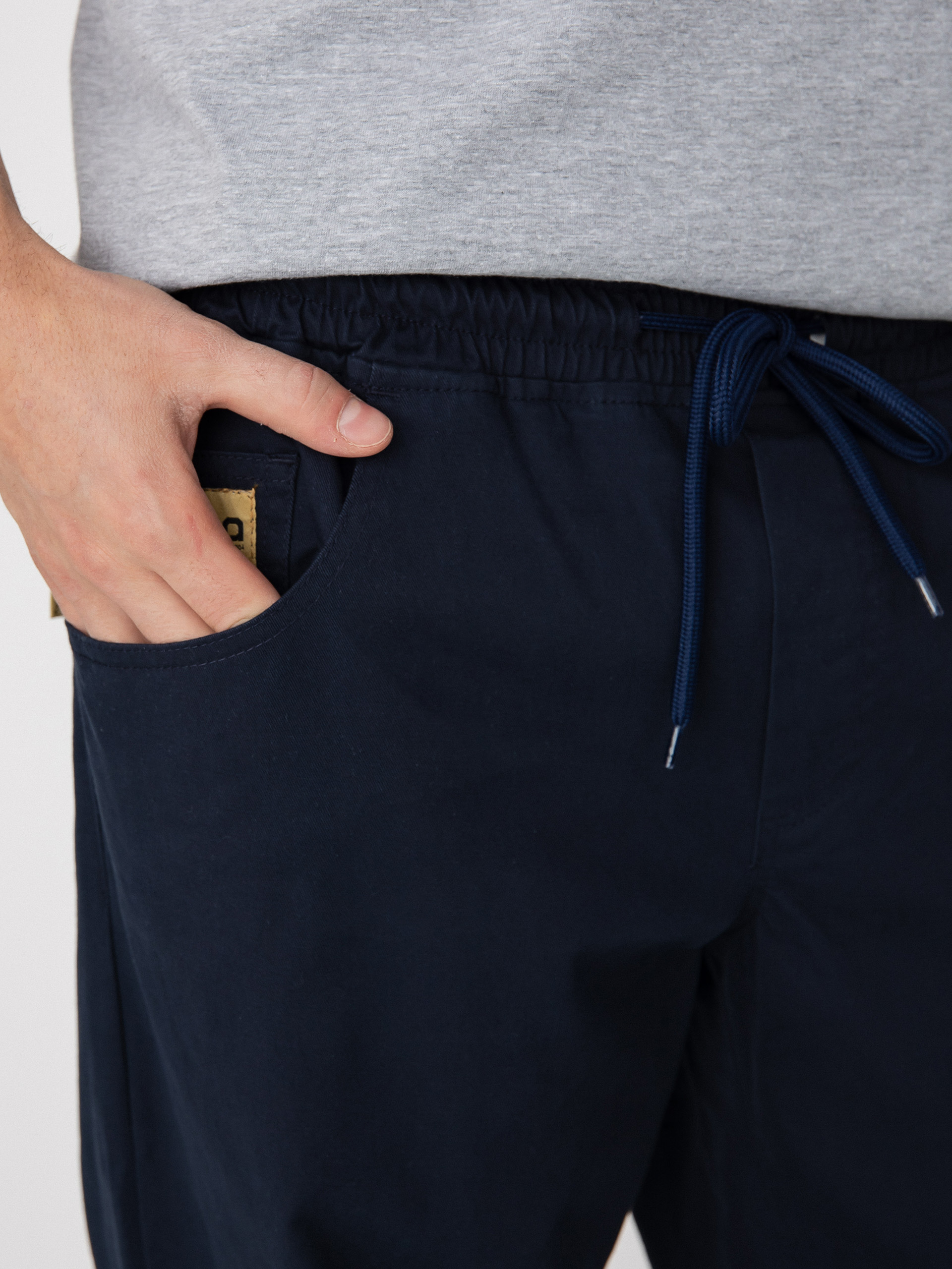 Malita Chino Log Sl Hose (elastic navy)