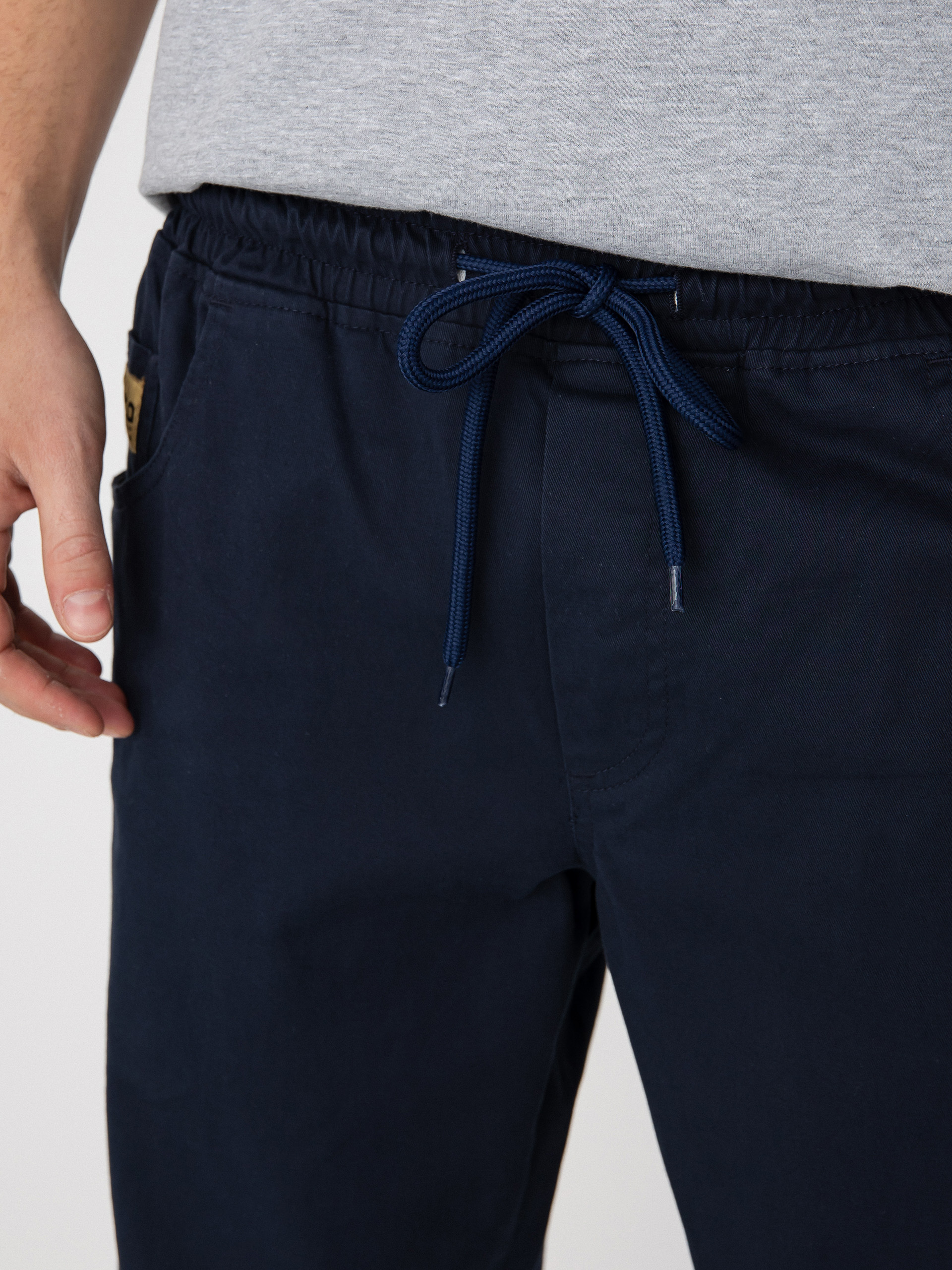 Malita Chino Log Sl Hose (elastic navy)