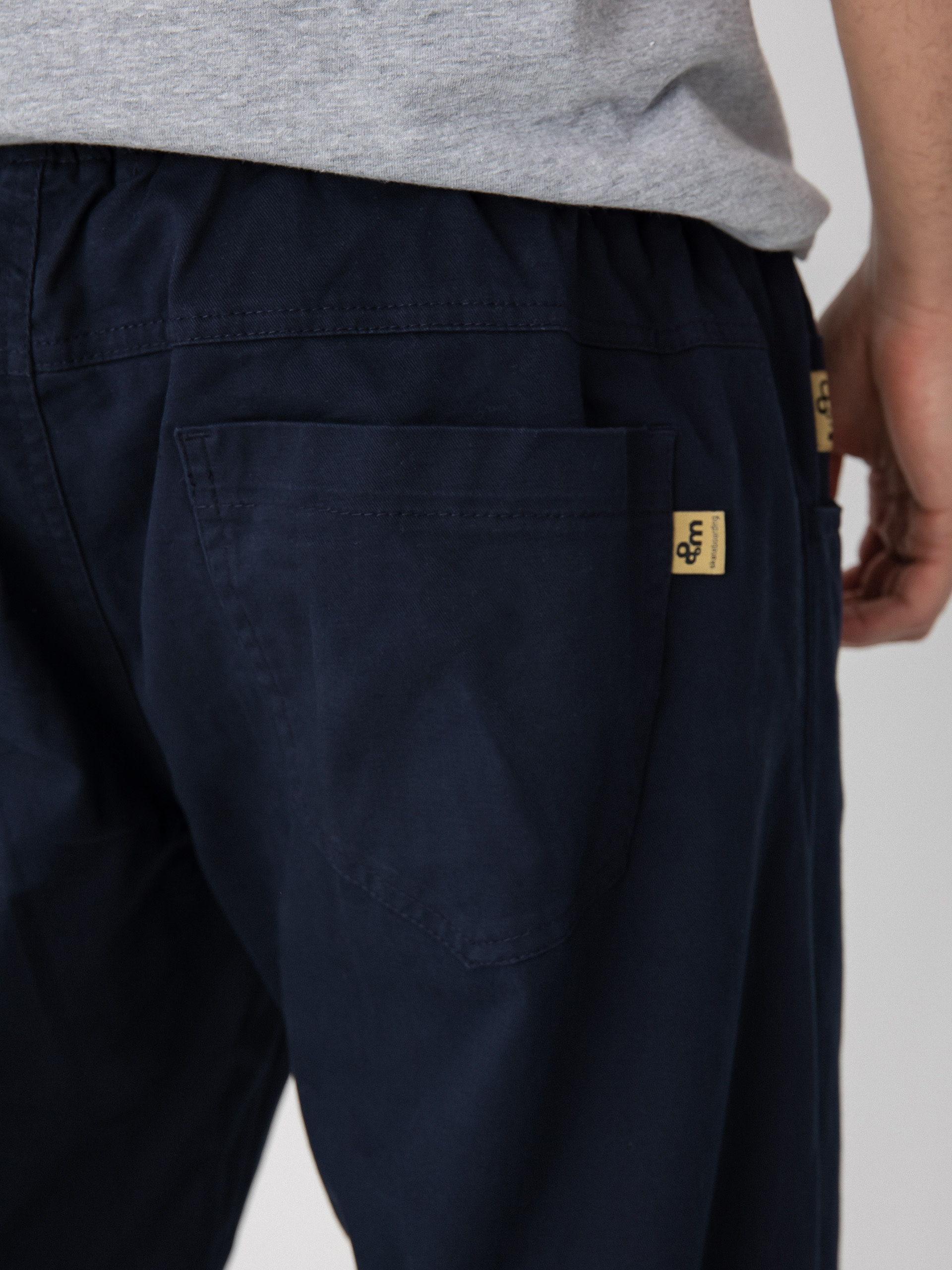 Malita Chino Log Sl Hose (elastic navy)