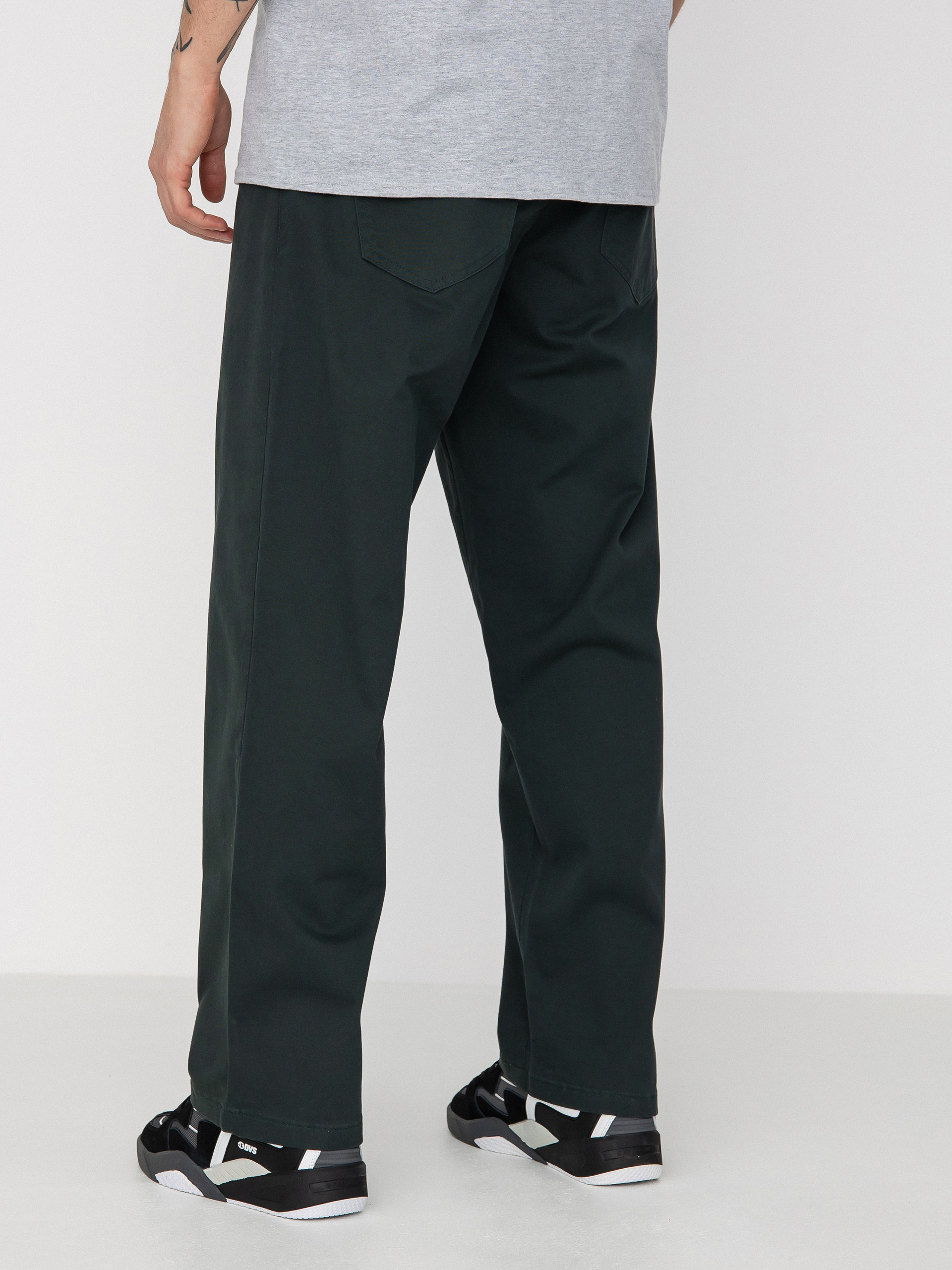 Malita Chino Log Sl Pants (elastic green)