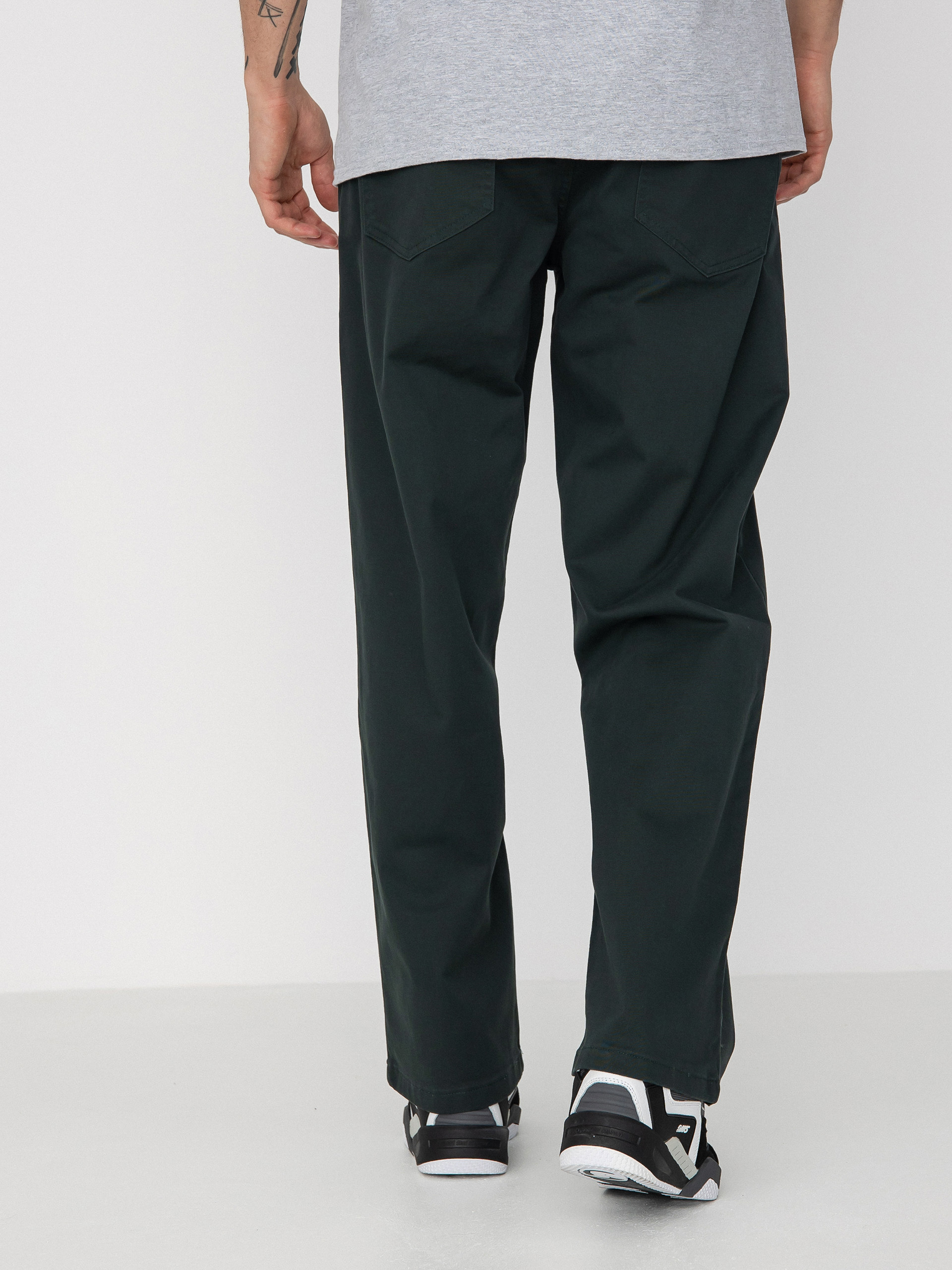 Malita Chino Log Sl Pants (elastic green)