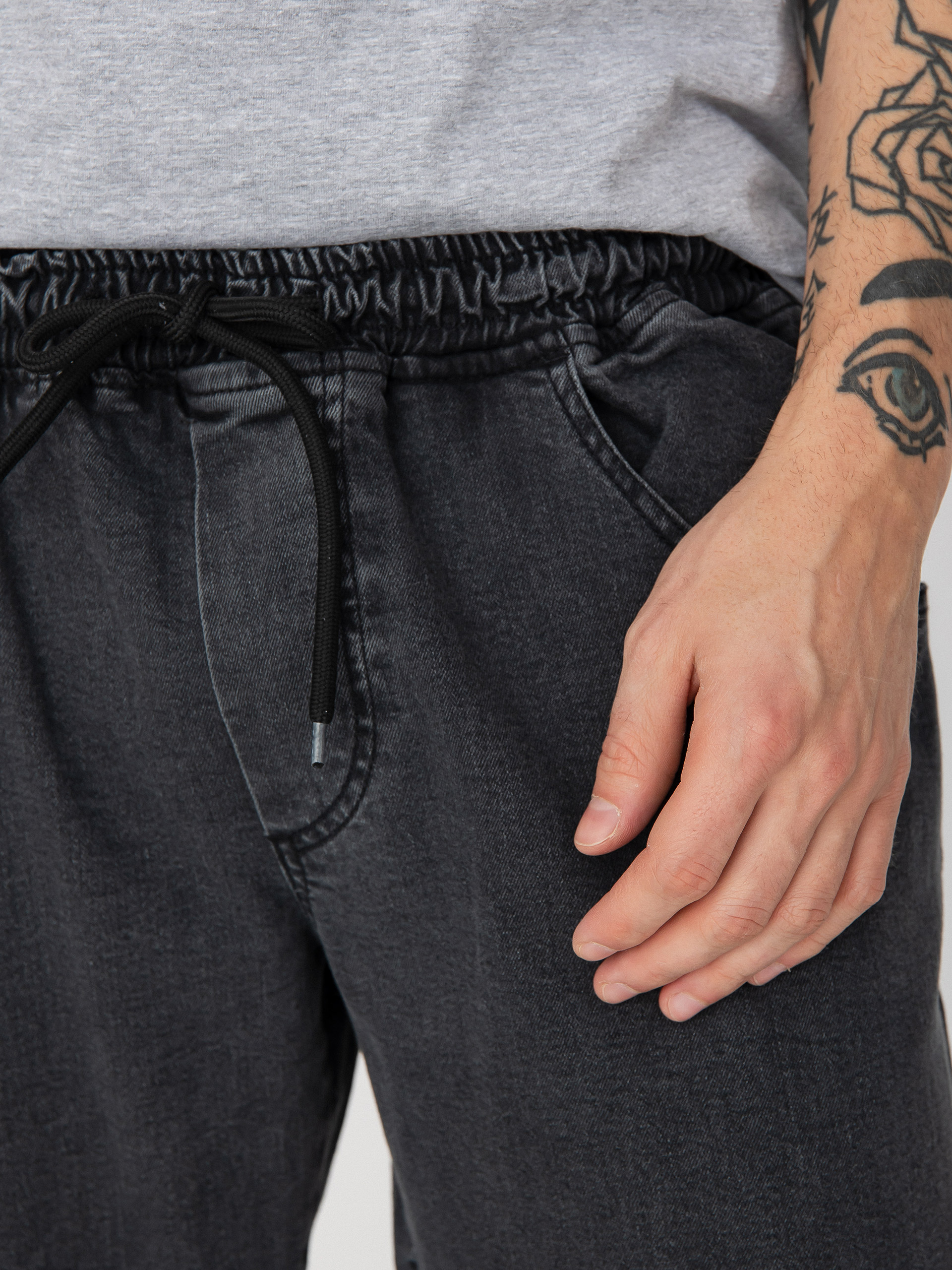 Malita Jeans Log Sl Pants (elastic black)