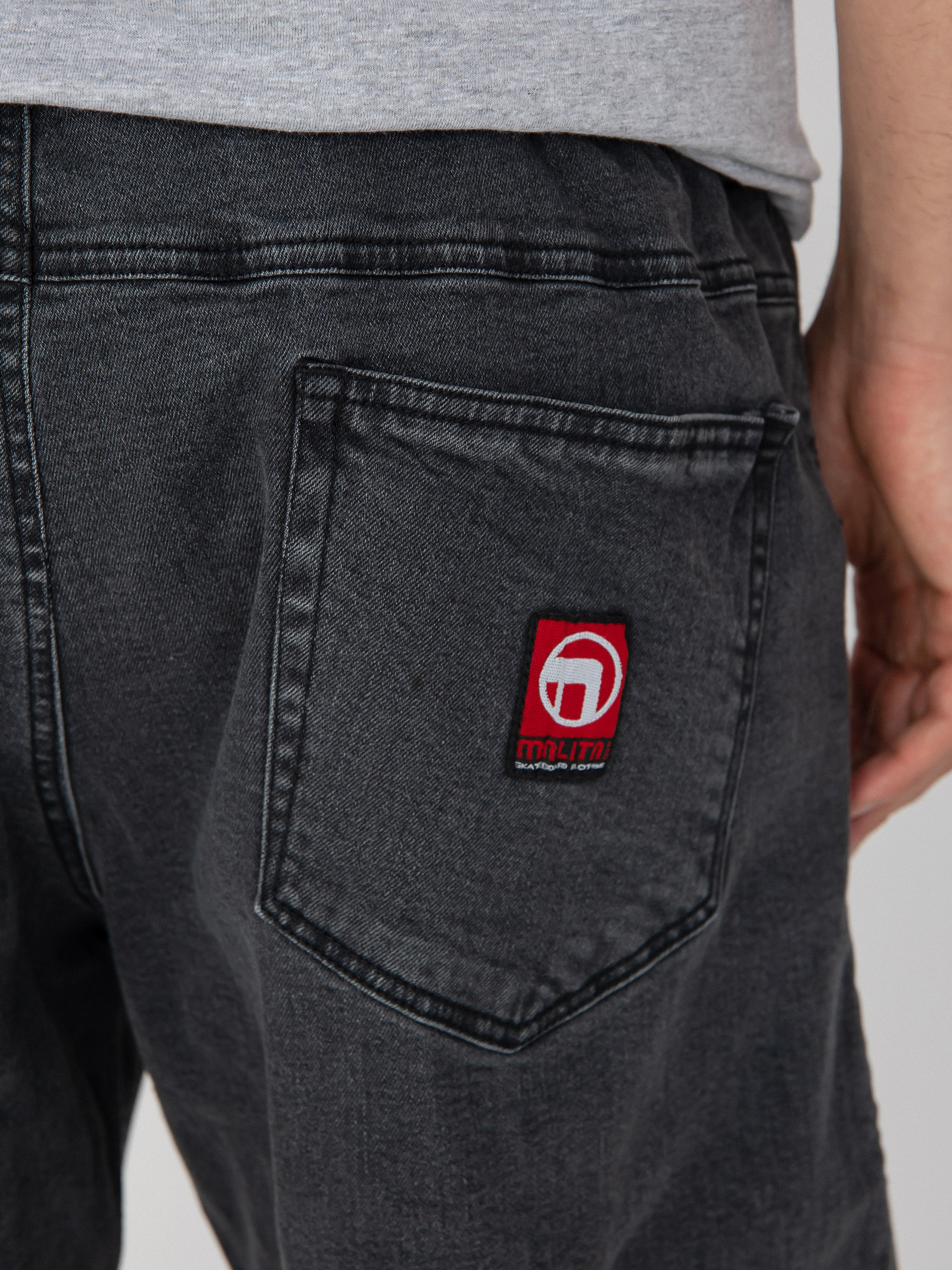 Malita Jeans Log Sl Hose (elastic black)