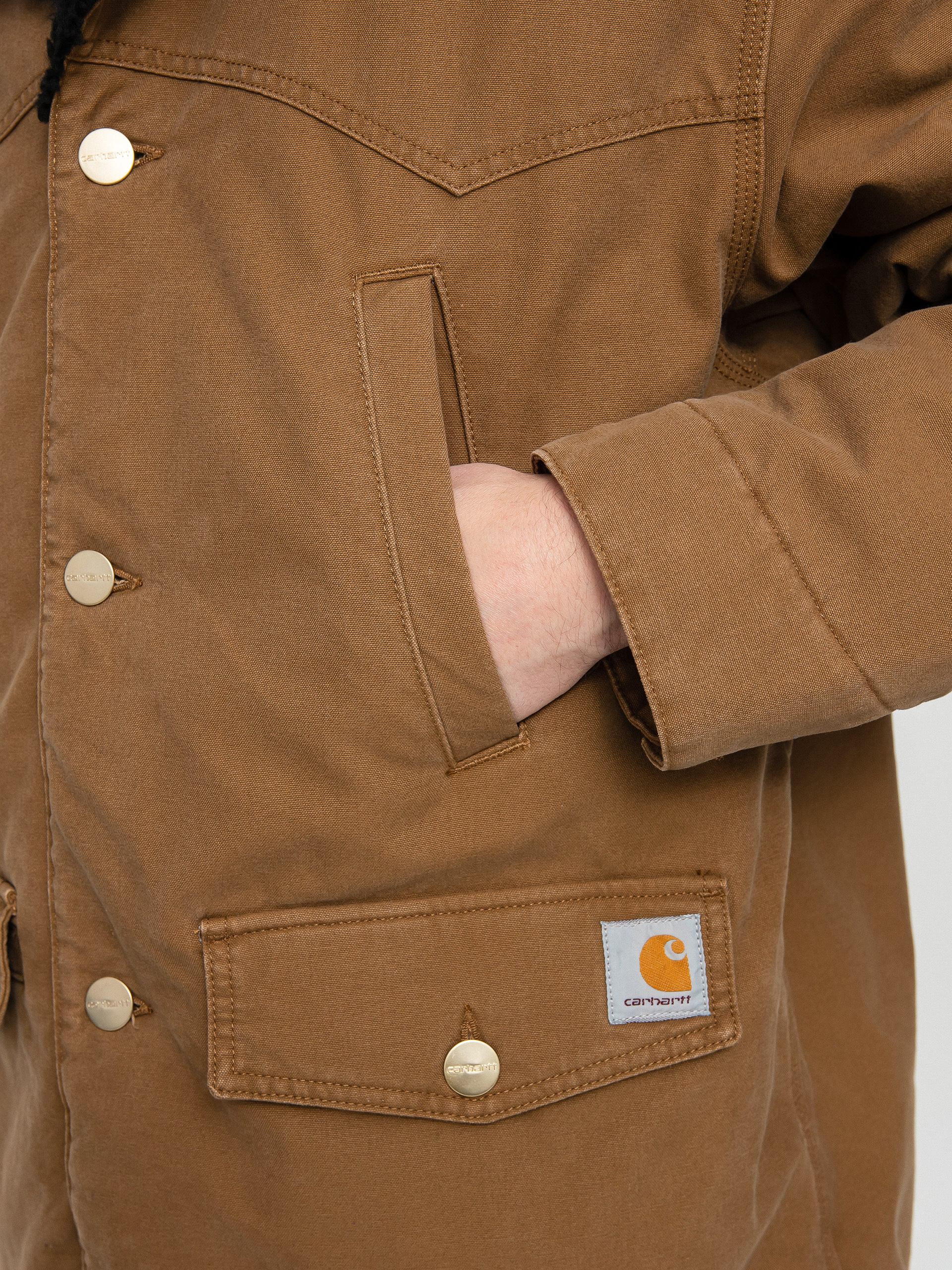 Carhartt WIP Newman Coat Jacket - brown (hamilton brown) Carhartt WIP Newman Coat Jacket - brown (hamilton brown)