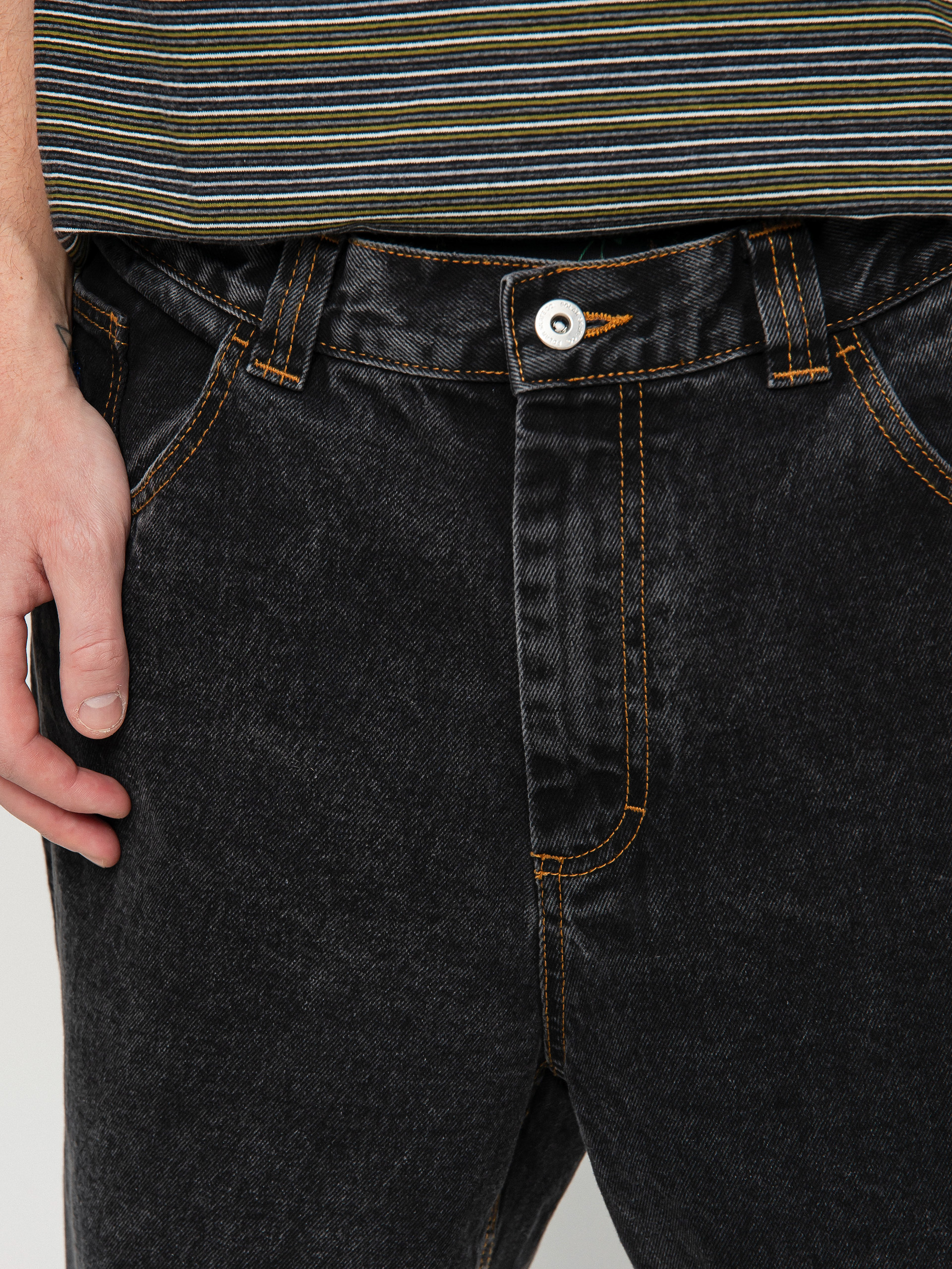 Polar Skate 93 Denim Hose (washed black)