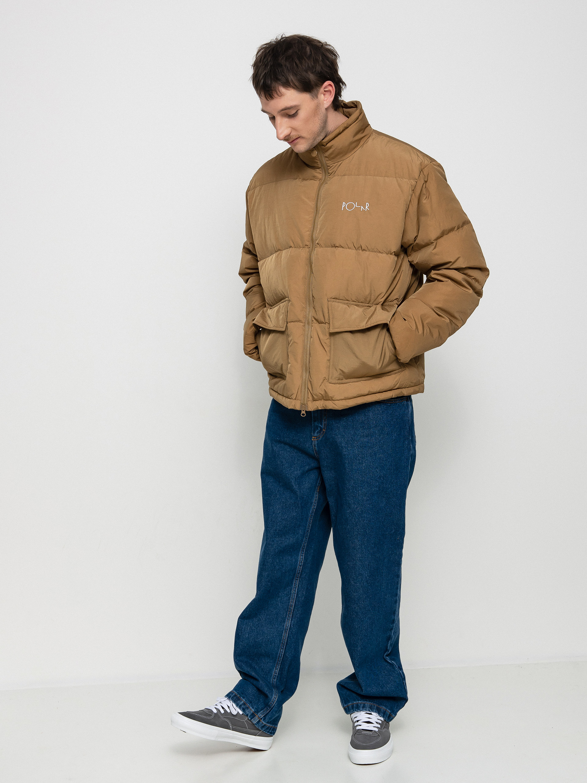 Polar Skate Pocket Puffer Jacke (antique gold)