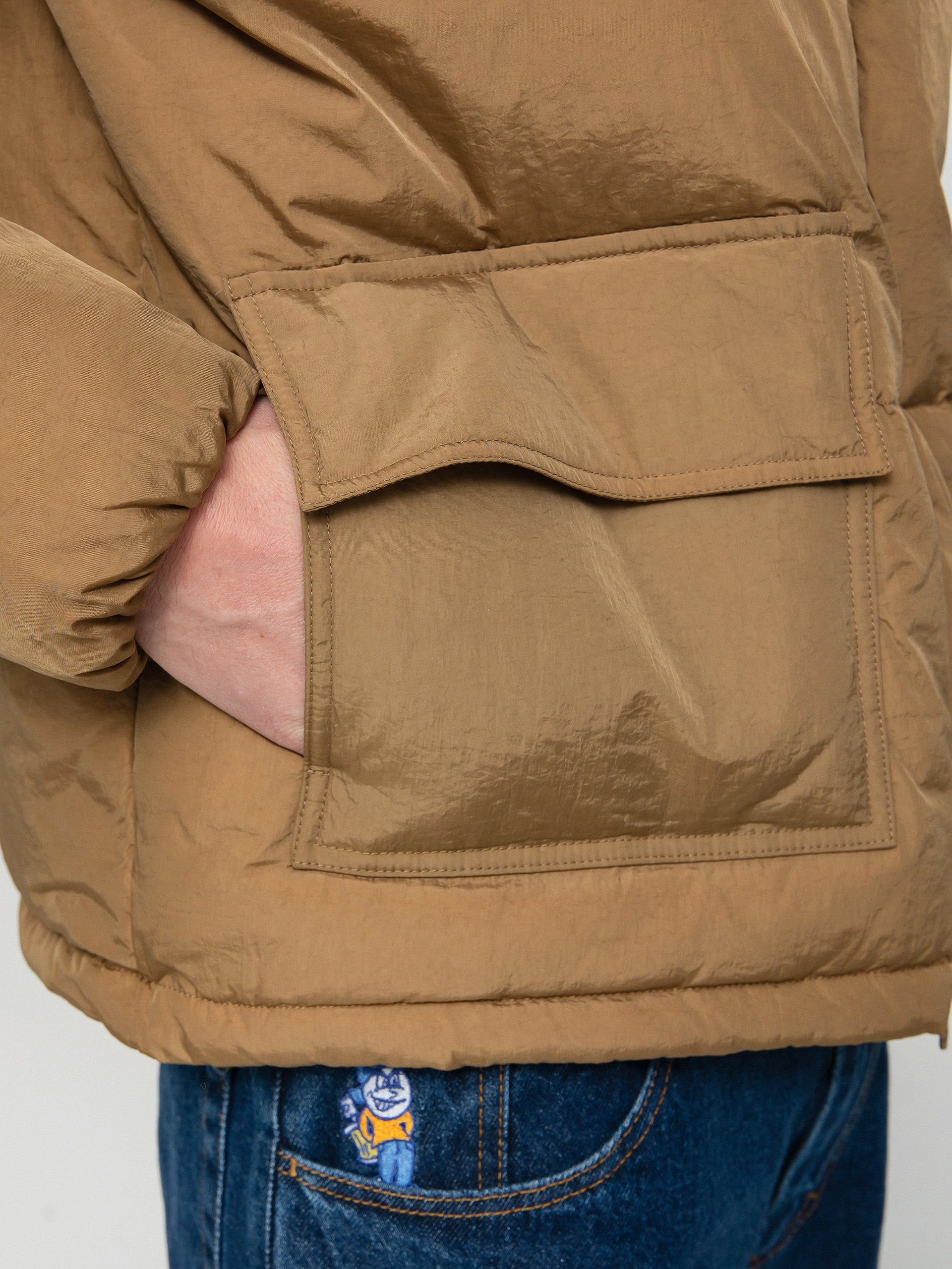 Polar Skate Pocket Puffer Jacke (antique gold)